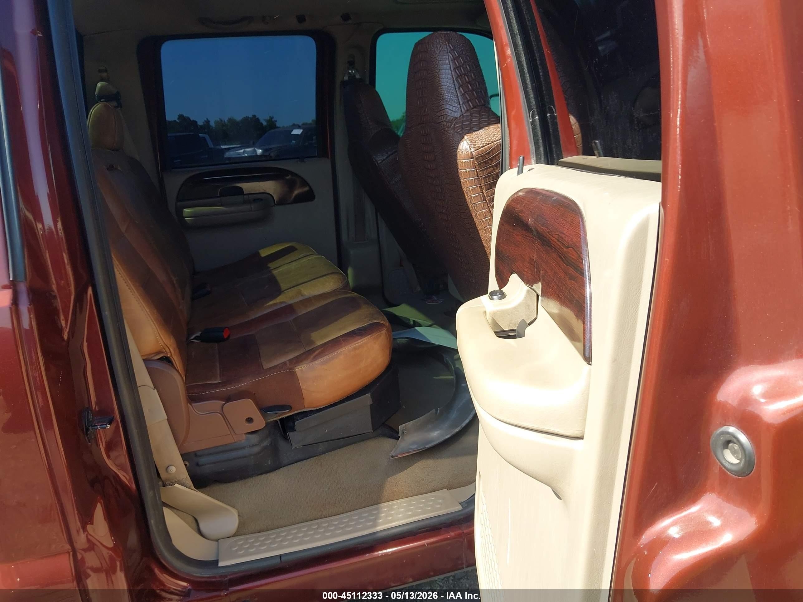 2006 Ford F-250 Lariat/xl/xlt Maroon vin: 1FTSW21P96EB66995