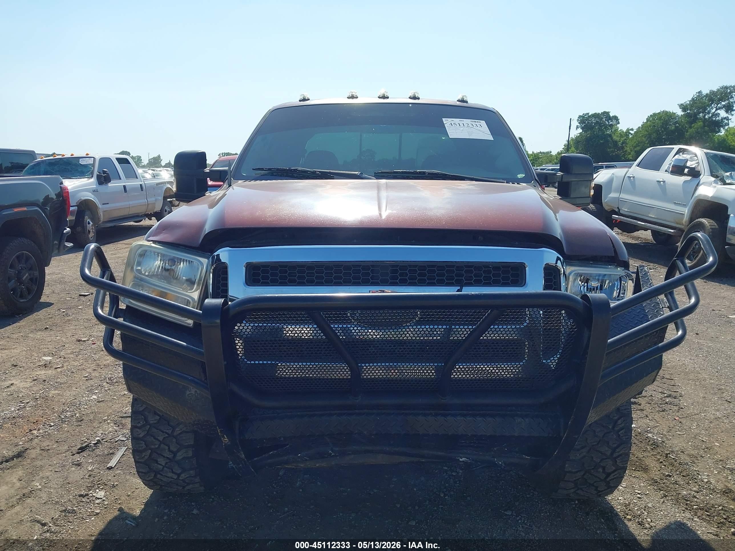2006 Ford F-250 Lariat/xl/xlt Maroon vin: 1FTSW21P96EB66995