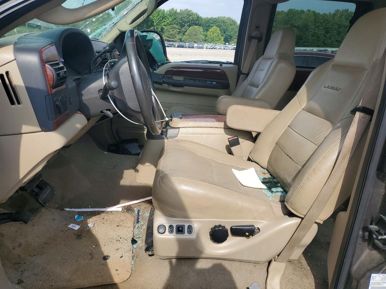 2006 Ford F250 Super Duty Gray vin: 1FTSW21P96EB75373