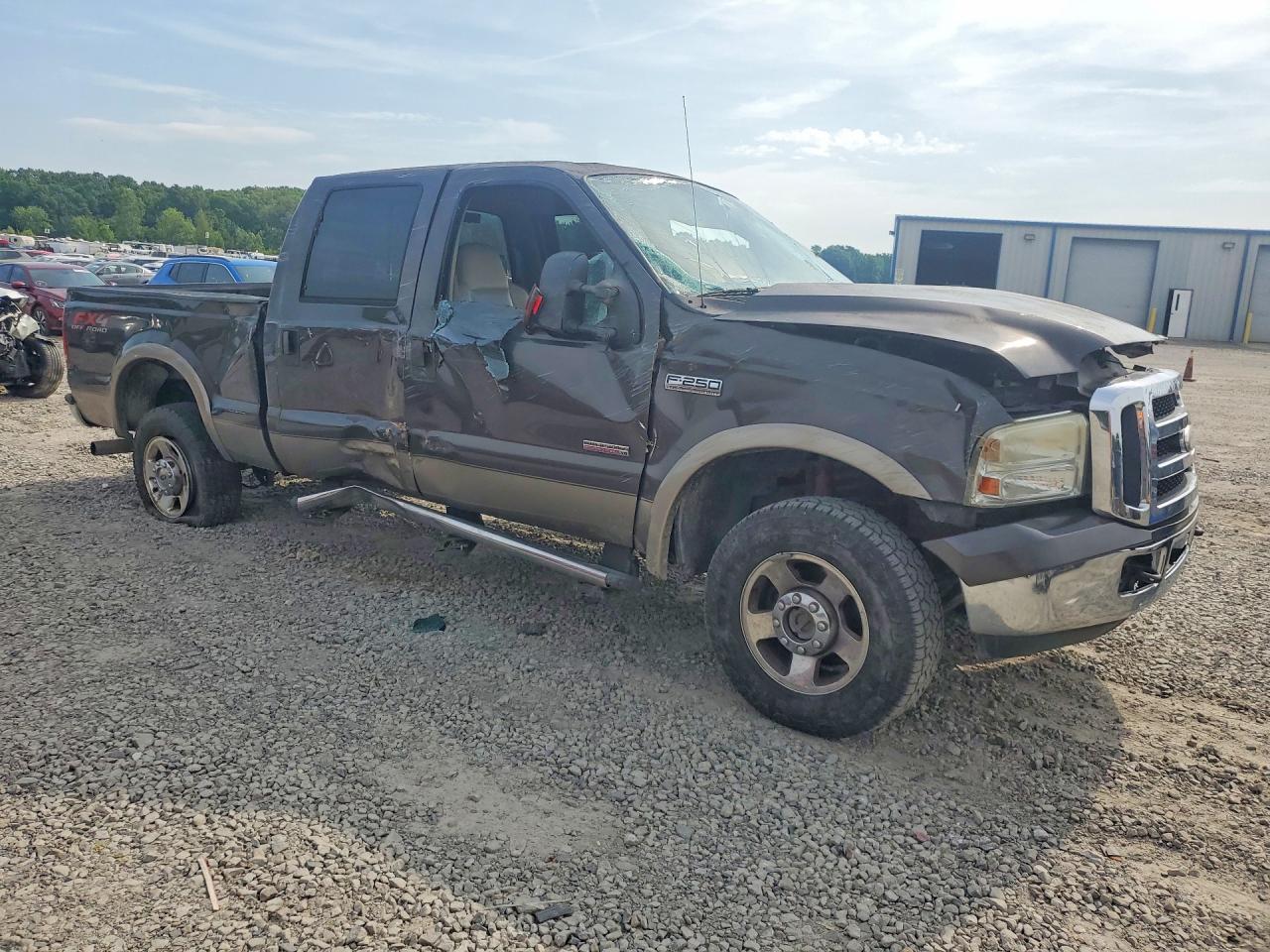 2006 Ford F250 Super Duty Gray vin: 1FTSW21P96EB75373