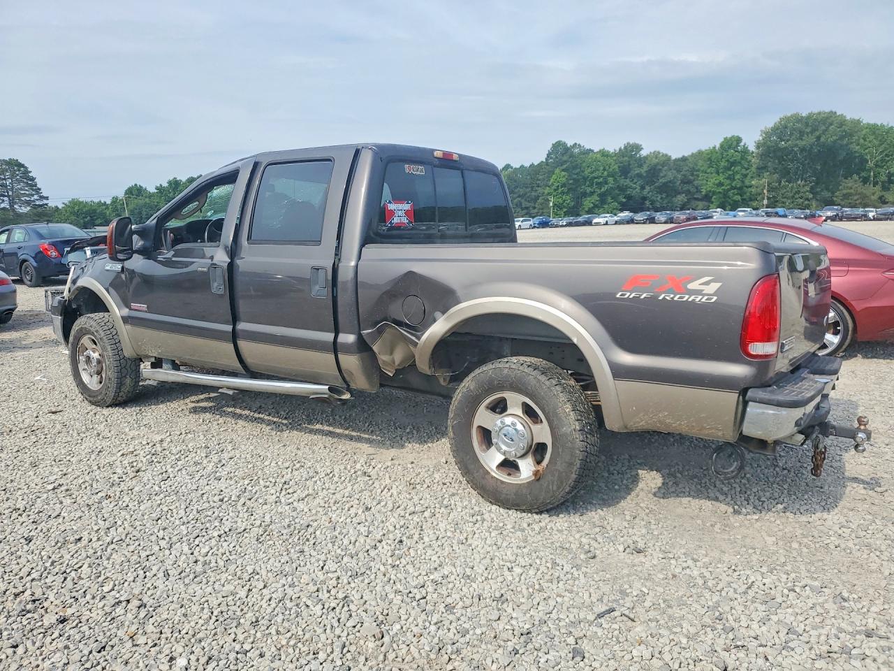 2006 Ford F250 Super Duty Gray vin: 1FTSW21P96EB75373
