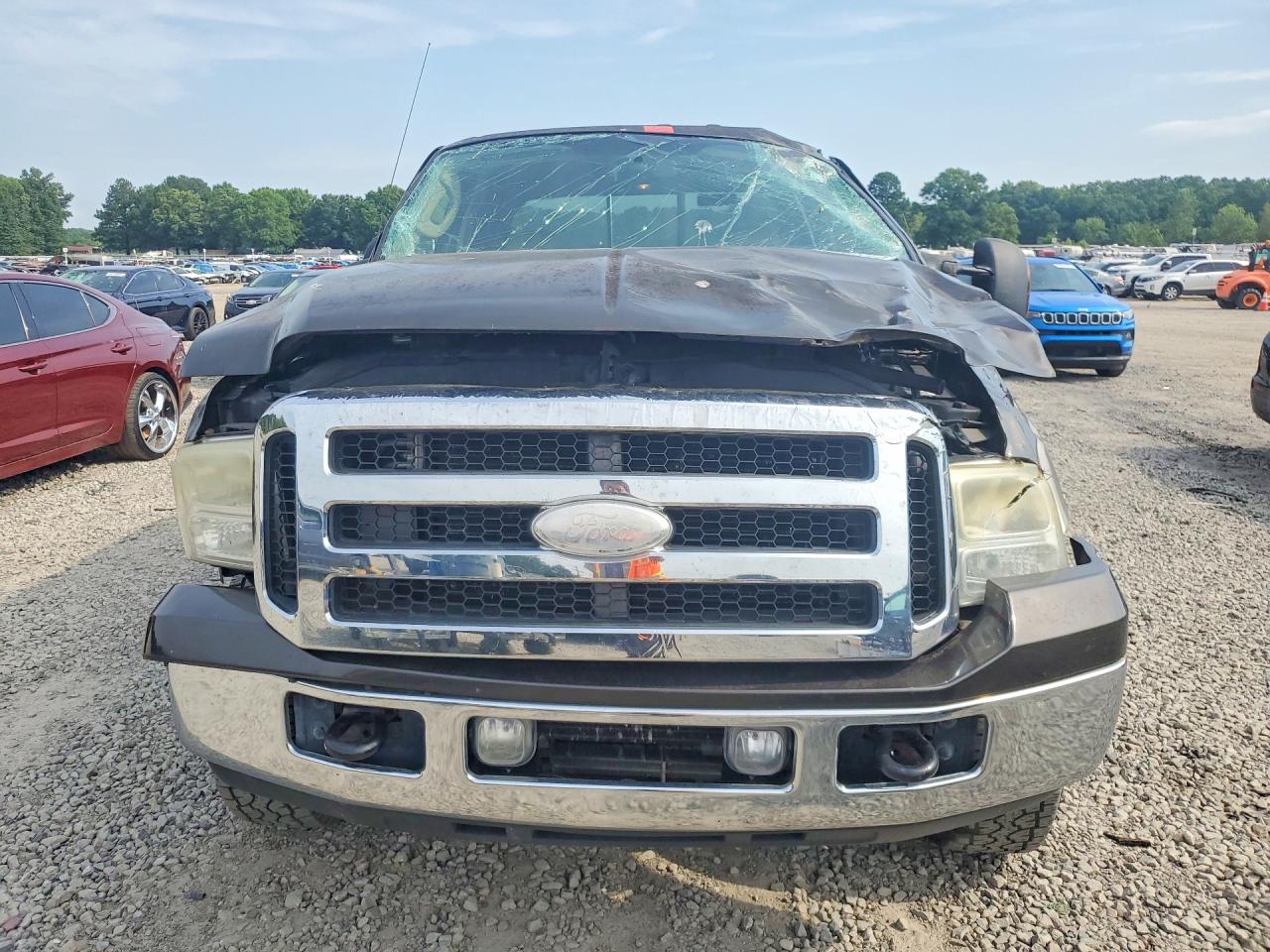 2006 Ford F250 Super Duty Gray vin: 1FTSW21P96EB75373