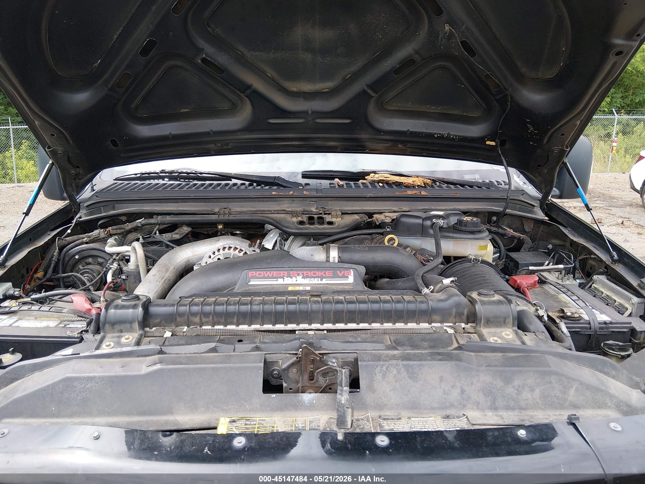 2007 Ford F-250 Lariat/xl/xlt Black vin: 1FTSW21P97EA97310