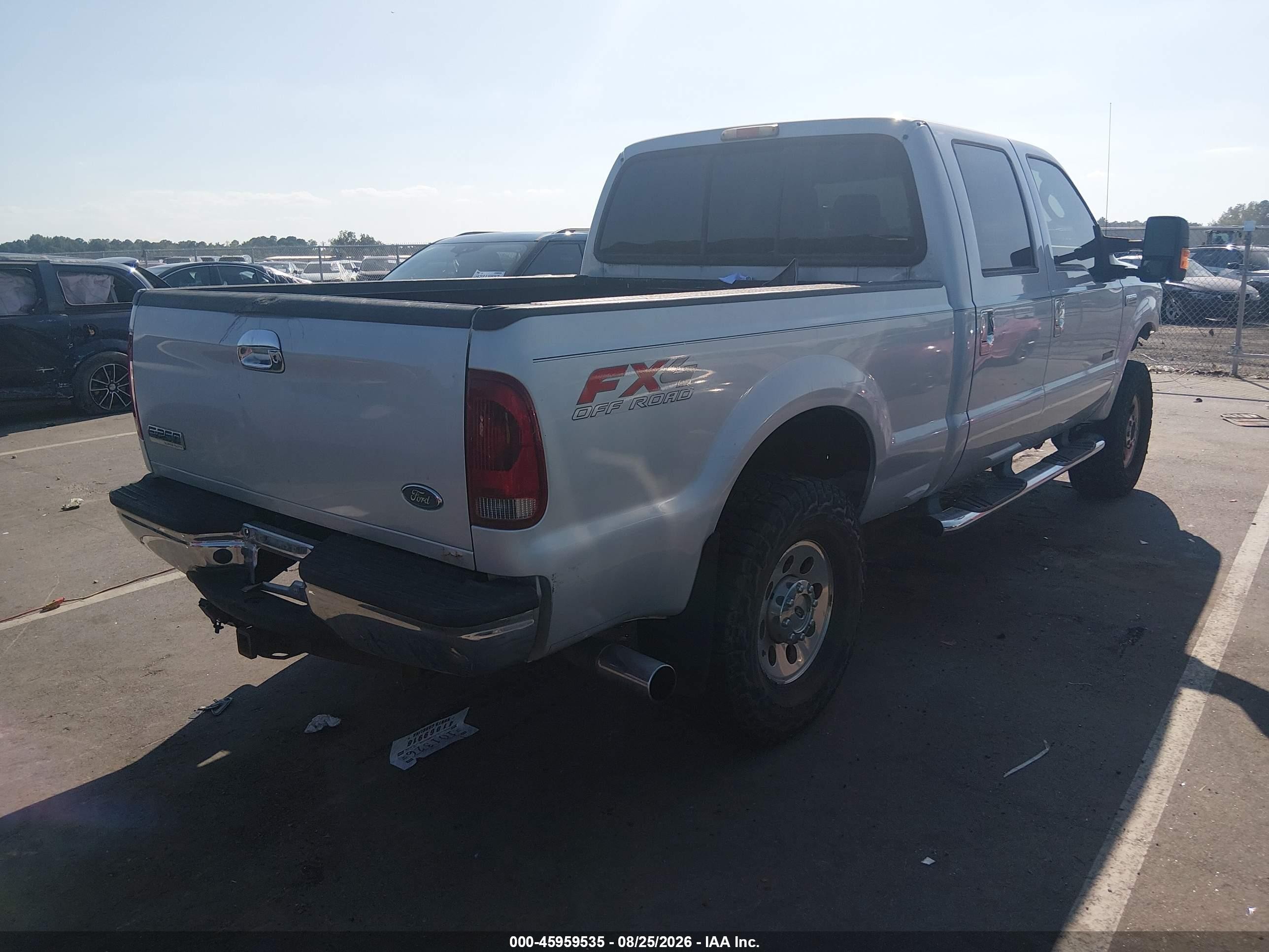 2007 Ford F-250 Lariat/xl/xlt Silver vin: 1FTSW21P97EB14414