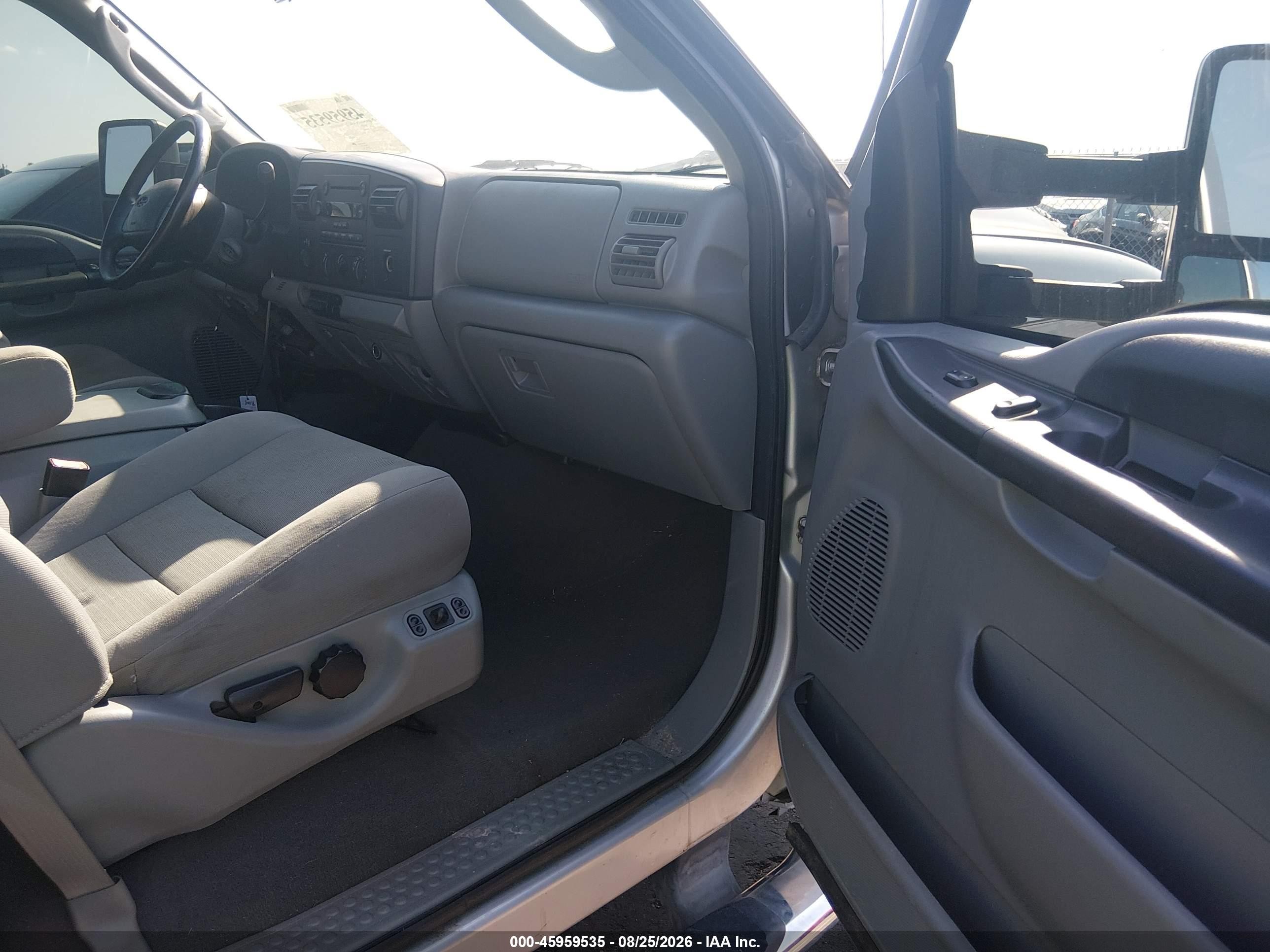 2007 Ford F-250 Lariat/xl/xlt Silver vin: 1FTSW21P97EB14414