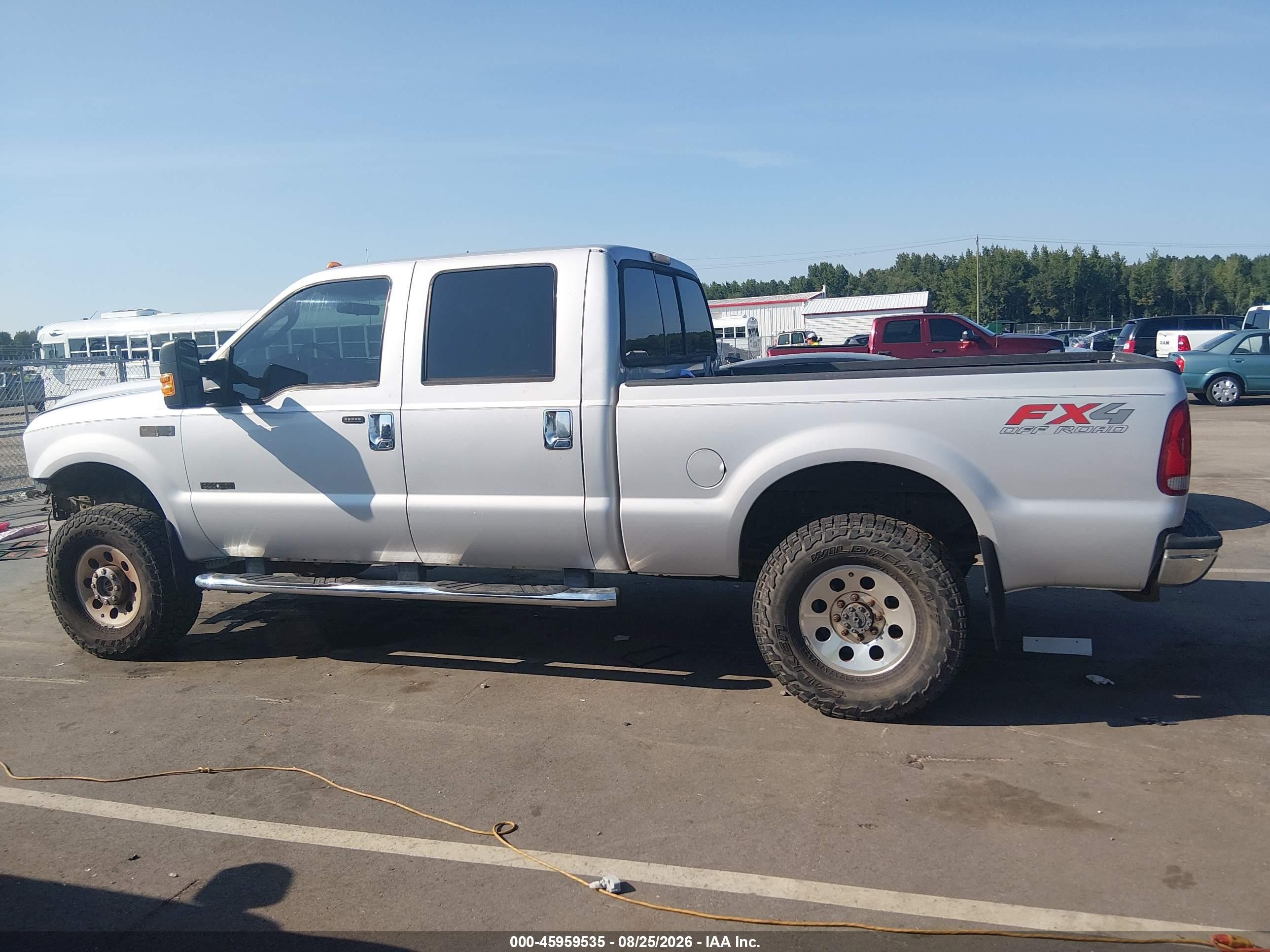 2007 Ford F-250 Lariat/xl/xlt Silver vin: 1FTSW21P97EB14414