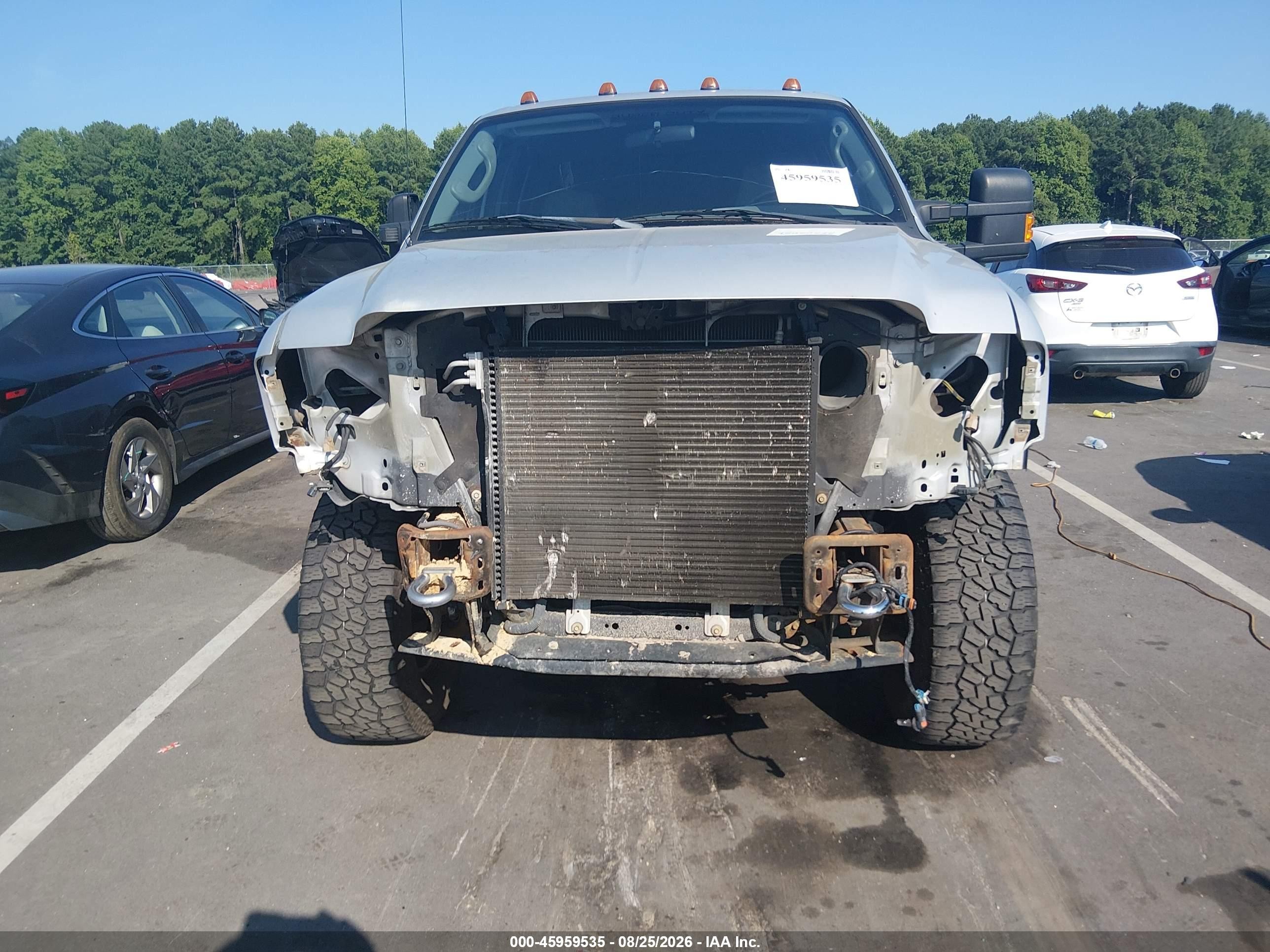 2007 Ford F-250 Lariat/xl/xlt Silver vin: 1FTSW21P97EB14414