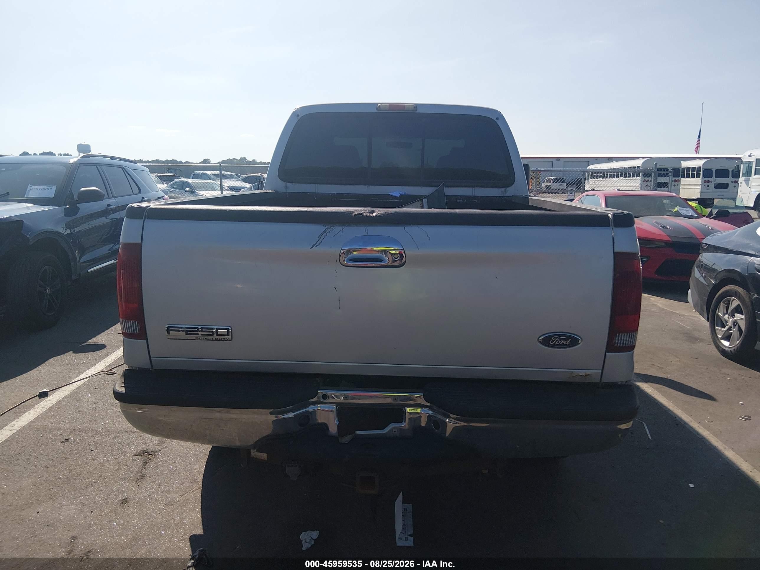 2007 Ford F-250 Lariat/xl/xlt Silver vin: 1FTSW21P97EB14414