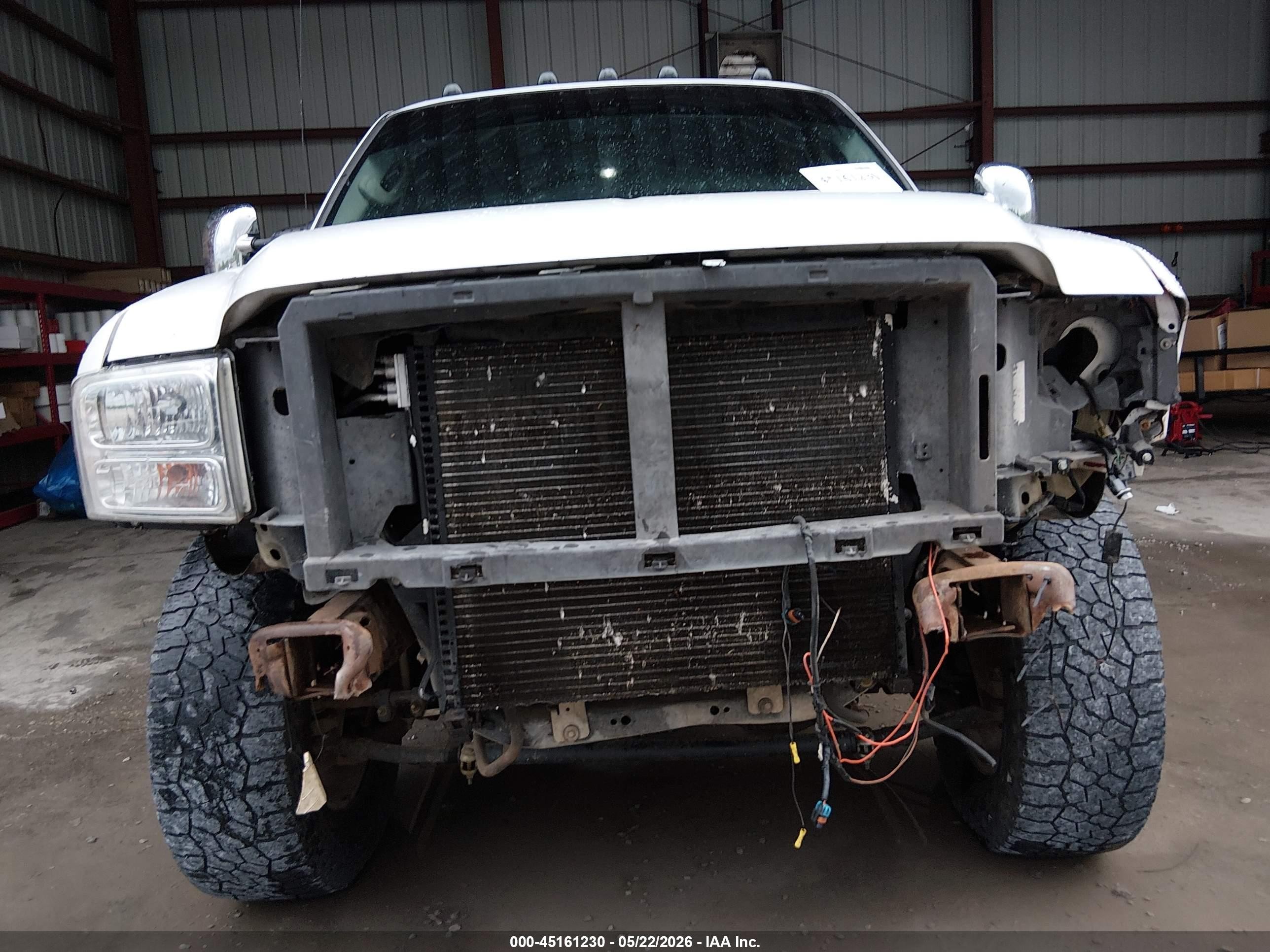 2007 Ford F-250 Lariat/xl/xlt White vin: 1FTSW21P97EB24005