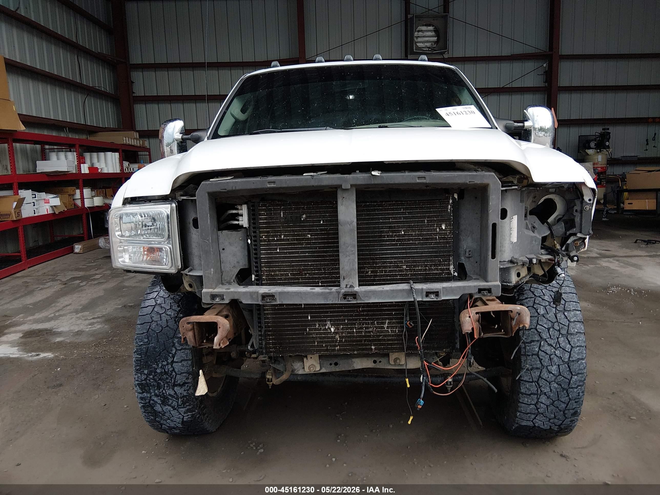 2007 Ford F-250 Lariat/xl/xlt White vin: 1FTSW21P97EB24005