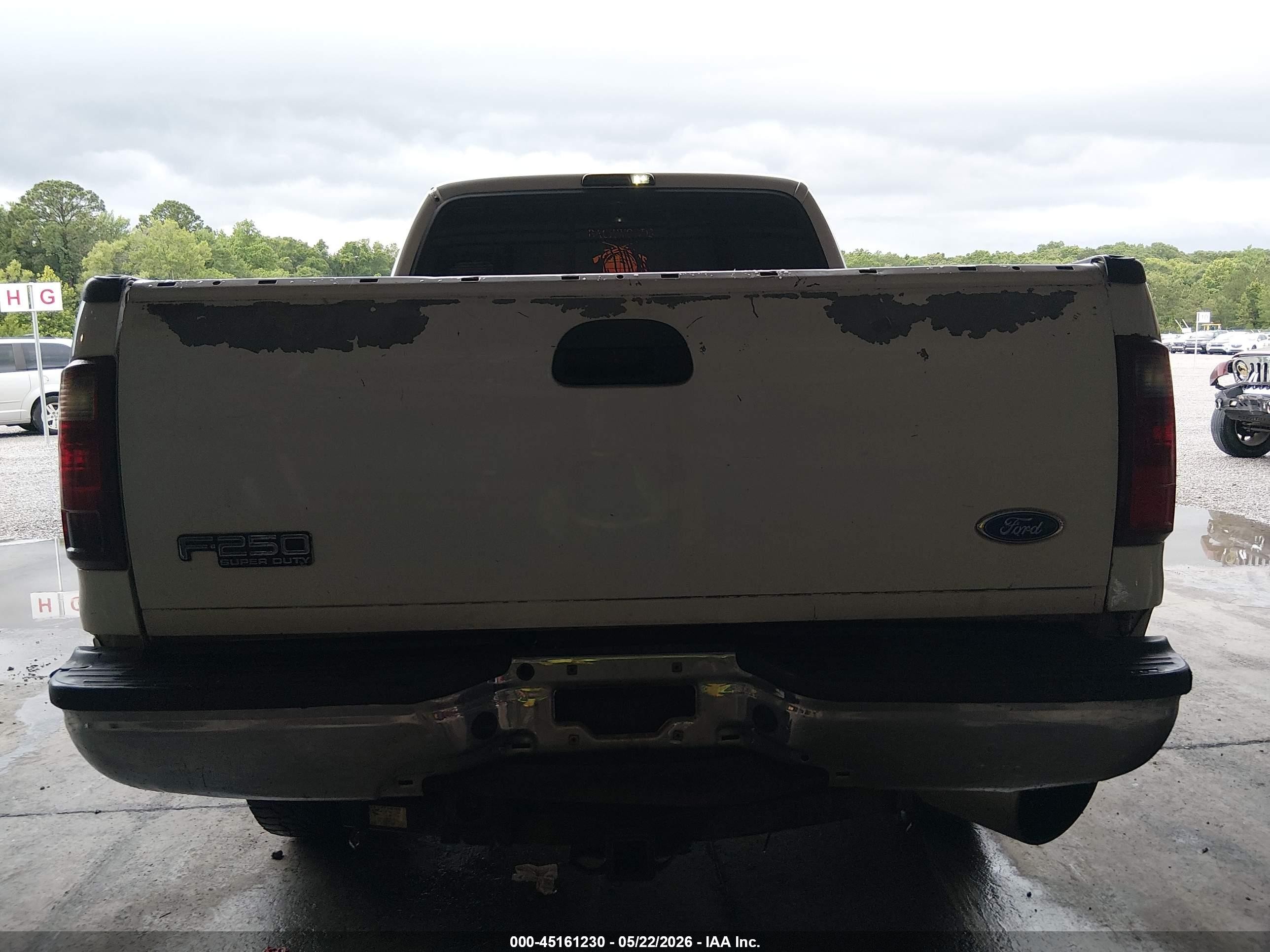 2007 Ford F-250 Lariat/xl/xlt White vin: 1FTSW21P97EB24005