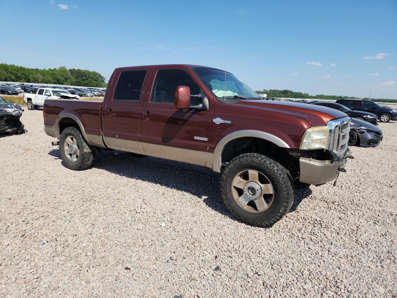 2005 Ford F250 Super Duty Brown vin: 1FTSW21PX5EB19957