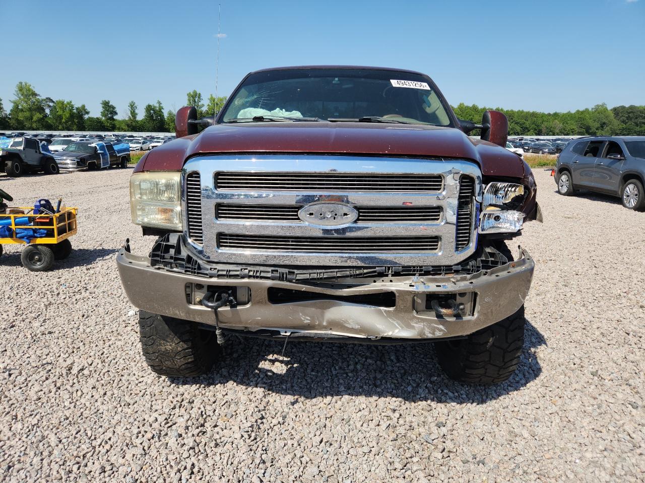2005 Ford F250 Super Duty Brown vin: 1FTSW21PX5EB19957
