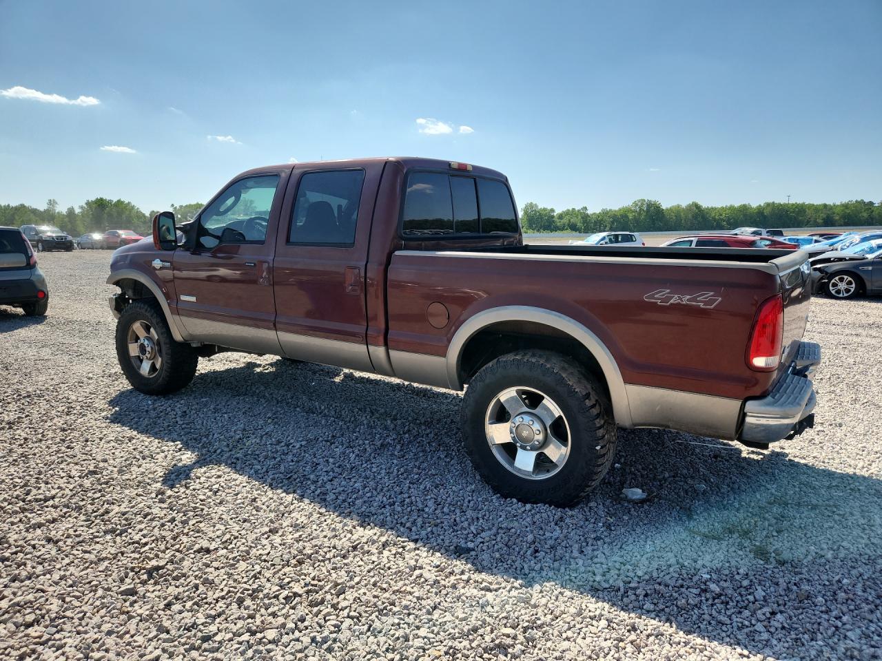 2005 Ford F250 Super Duty Brown vin: 1FTSW21PX5EB19957