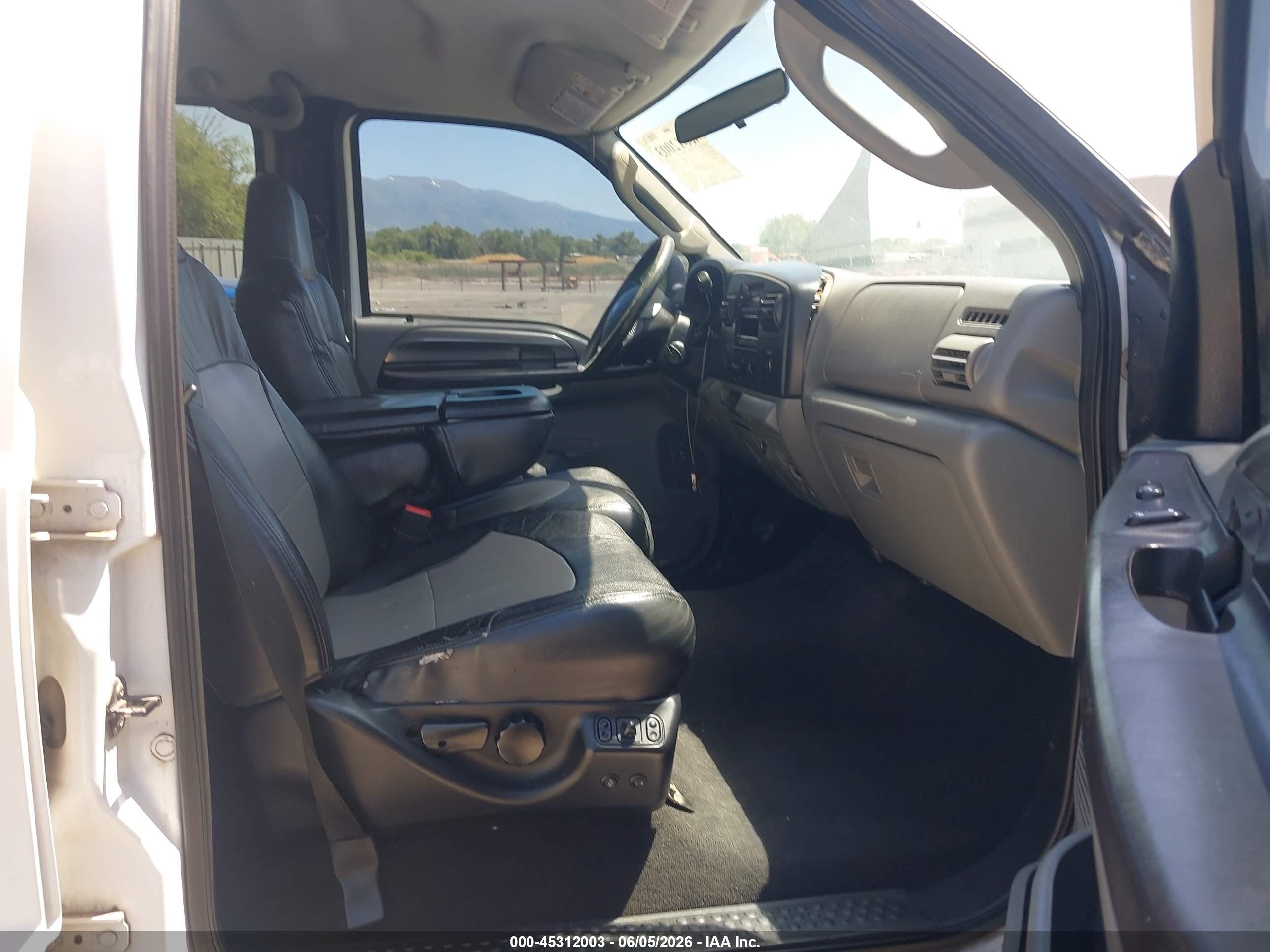 2006 Ford F-250 Lariat/xl/xlt White vin: 1FTSW21PX6EB20592