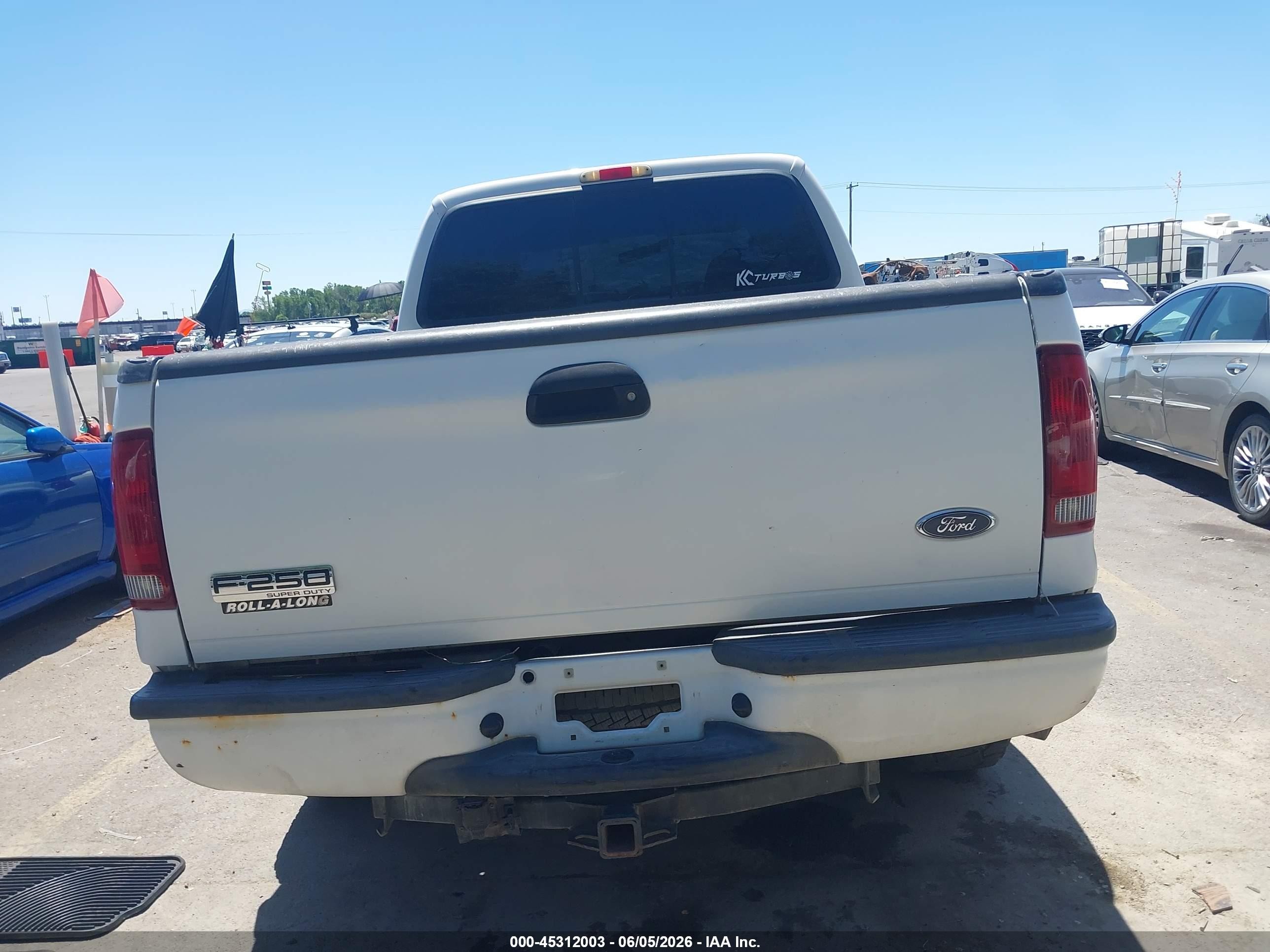 2006 Ford F-250 Lariat/xl/xlt White vin: 1FTSW21PX6EB20592