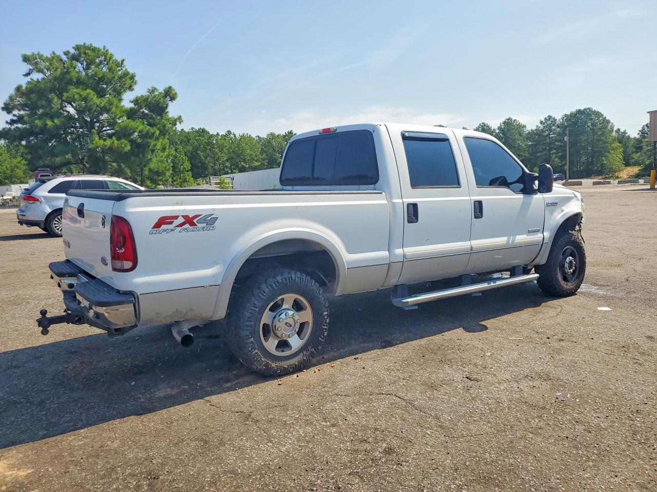 2006 Ford F250 Super Duty White vin: 1FTSW21PX6EB85751