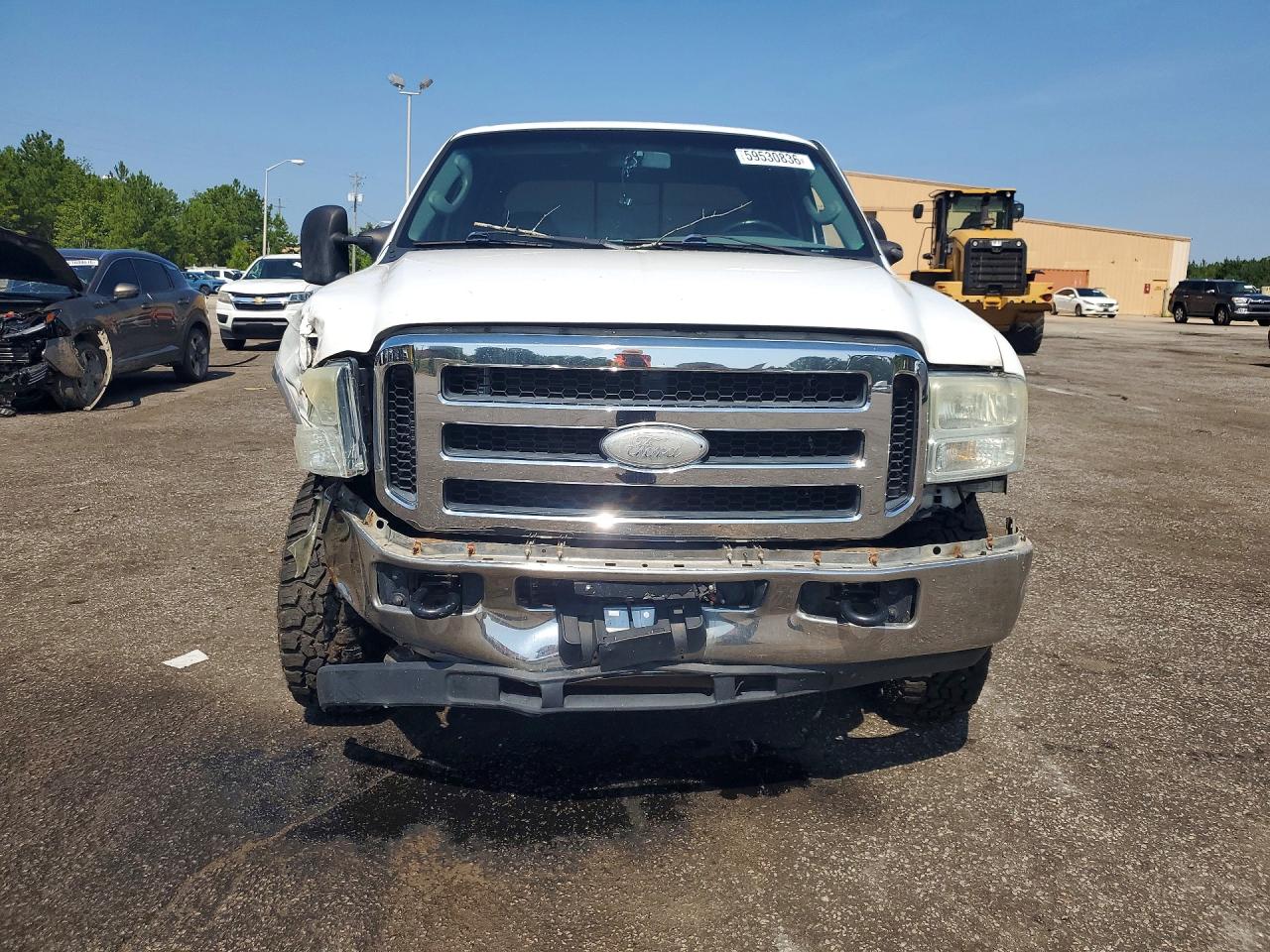 2006 Ford F250 Super Duty White vin: 1FTSW21PX6EB85751