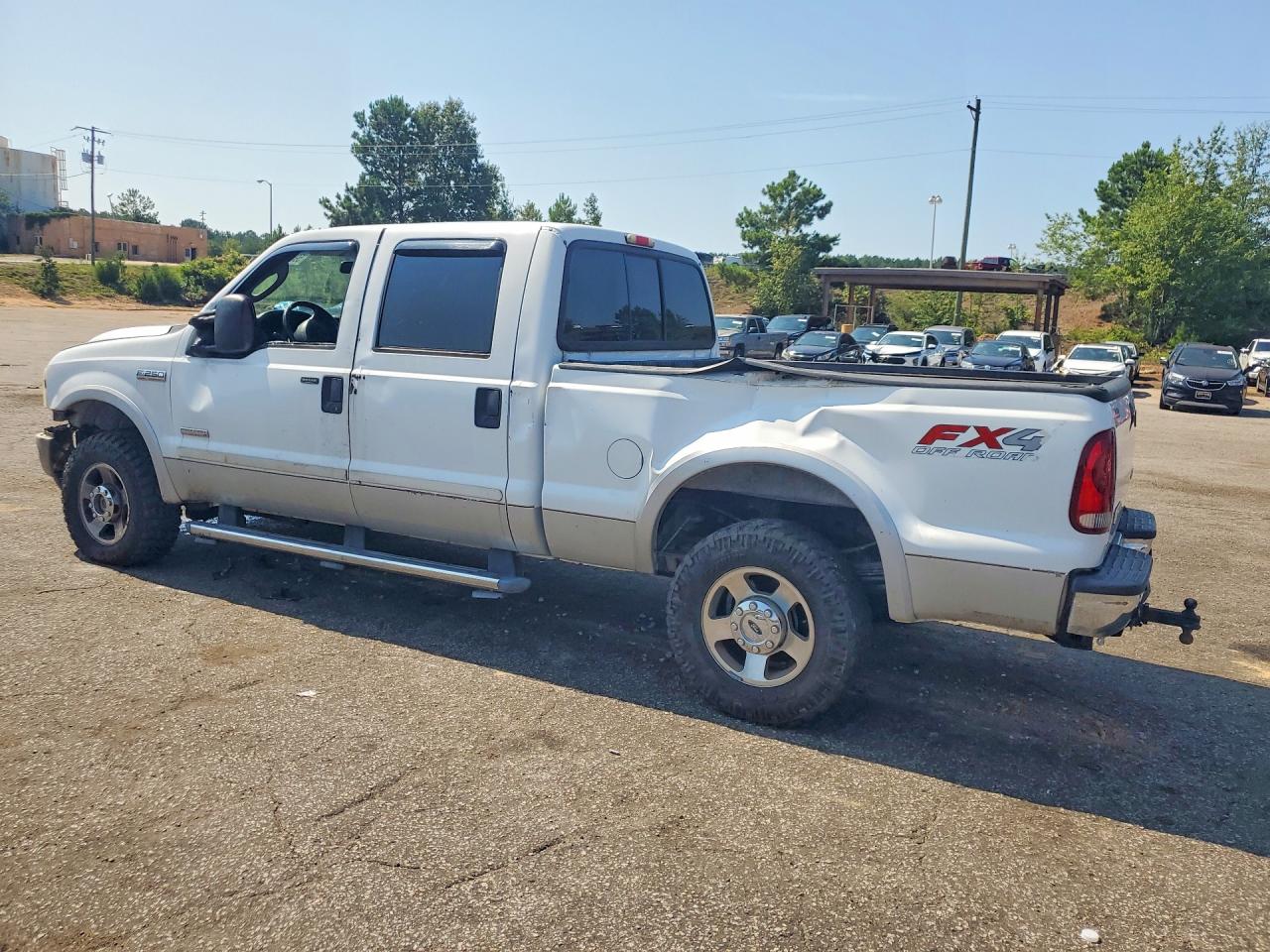 2006 Ford F250 Super Duty White vin: 1FTSW21PX6EB85751