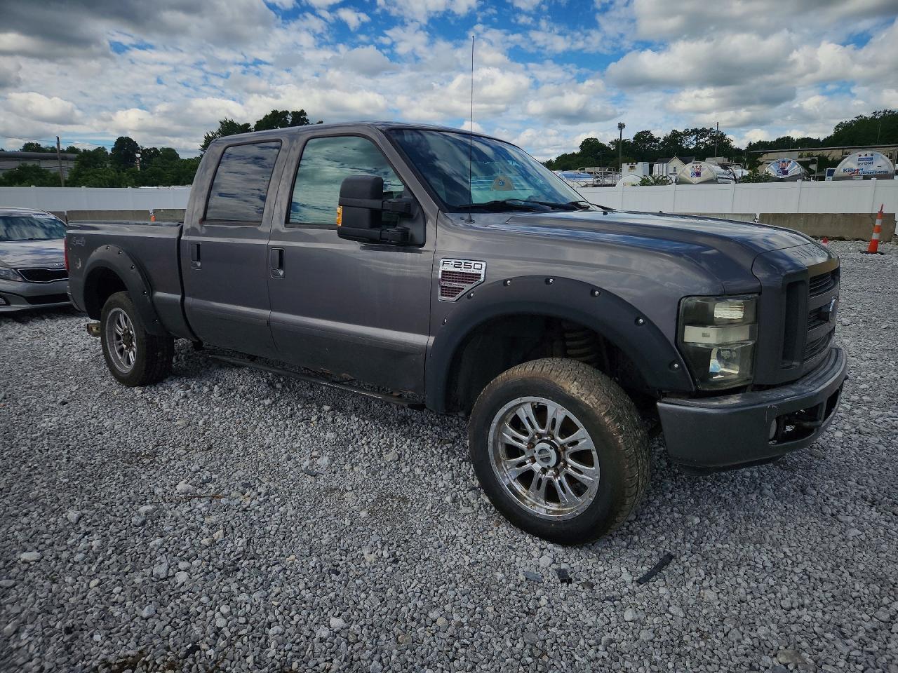 2008 Ford F250 Super Duty Gray vin: 1FTSW21R08EA21901