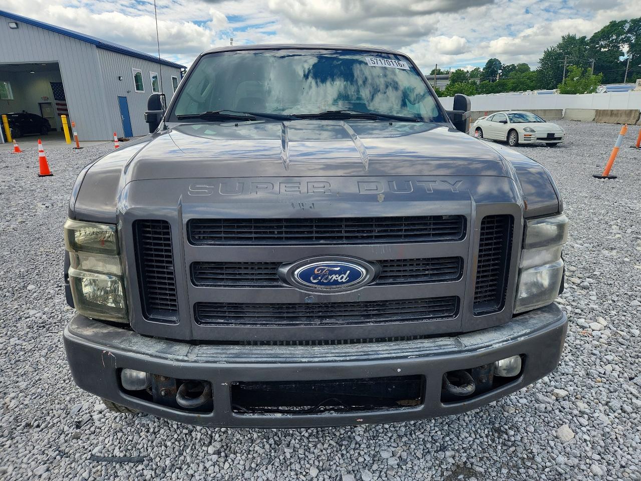 2008 Ford F250 Super Duty Gray vin: 1FTSW21R08EA21901