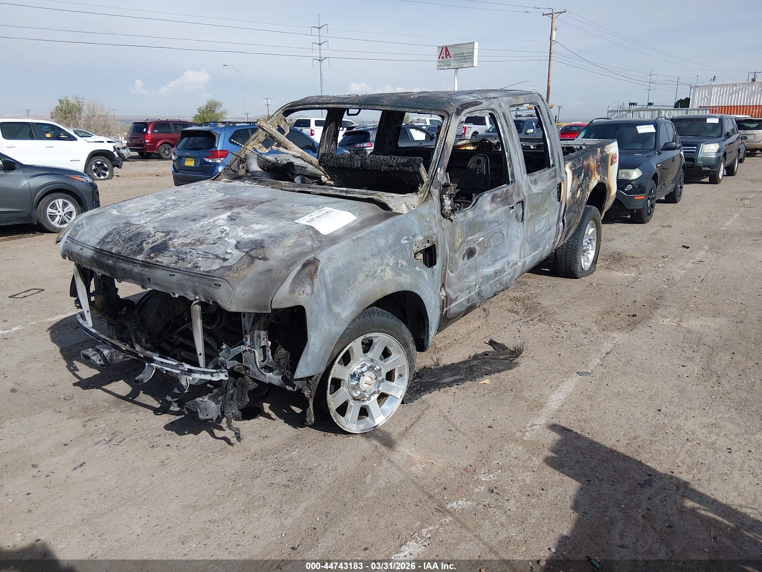 2008 Ford F-250   Gray vin: 1FTSW21R08EB54853