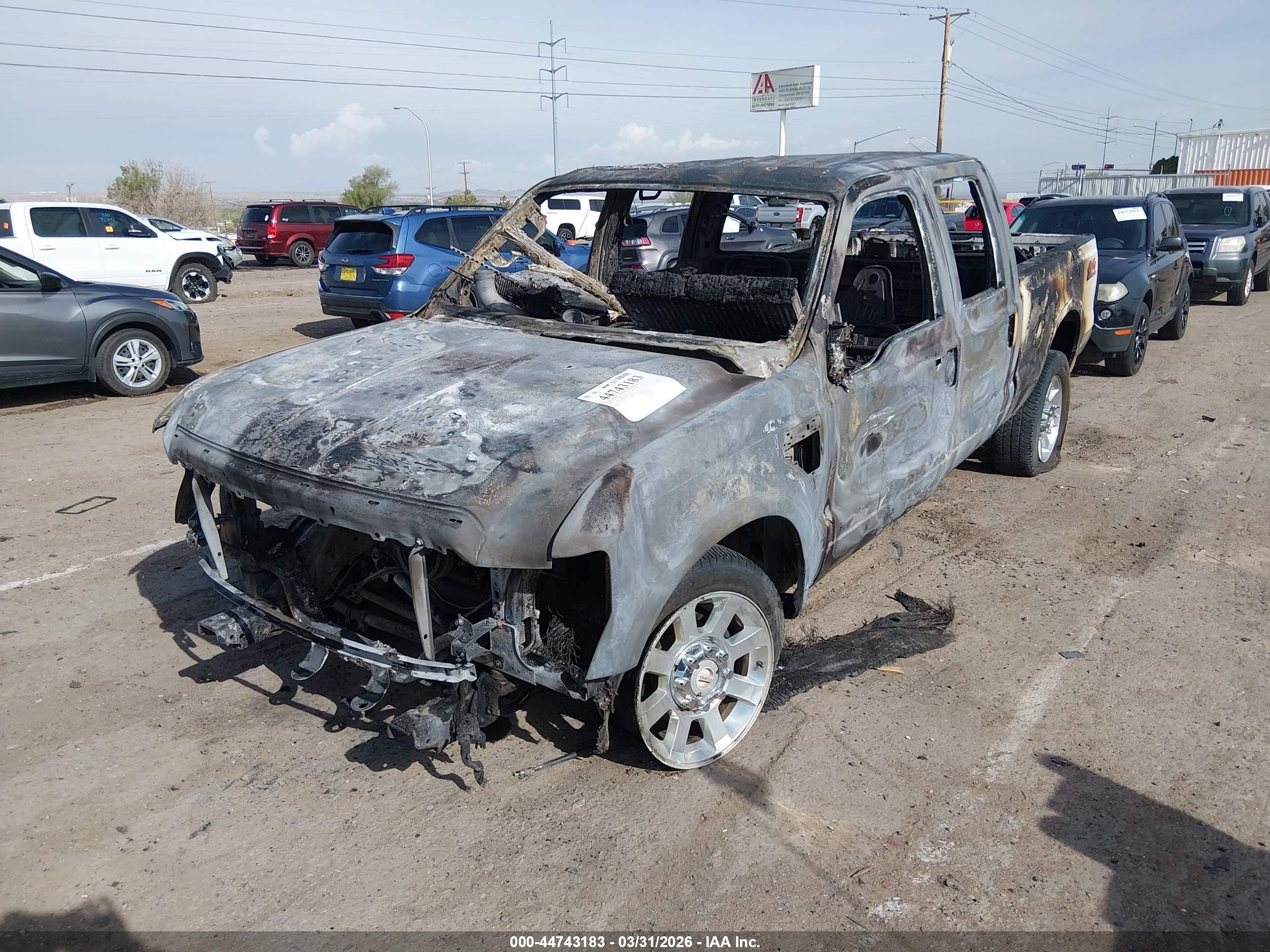 2008 Ford F-250   Gray vin: 1FTSW21R08EB54853