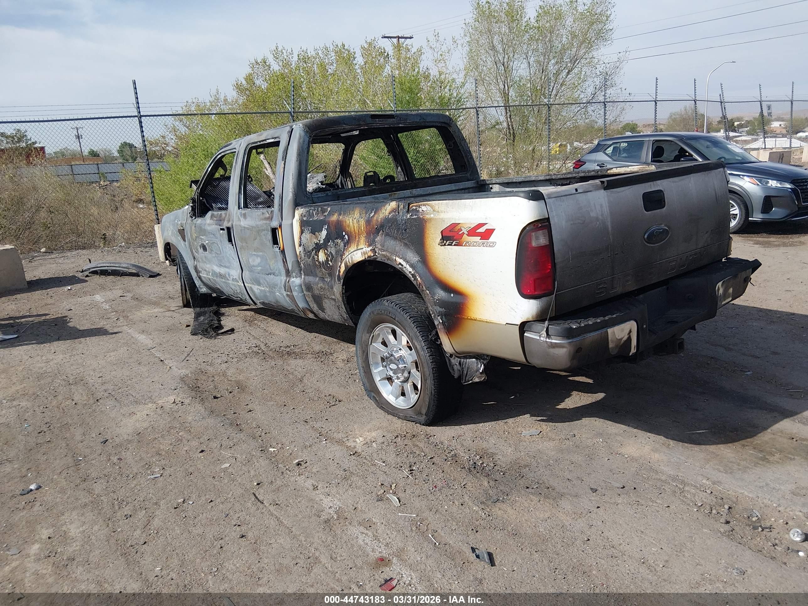 2008 Ford F-250   Gray vin: 1FTSW21R08EB54853