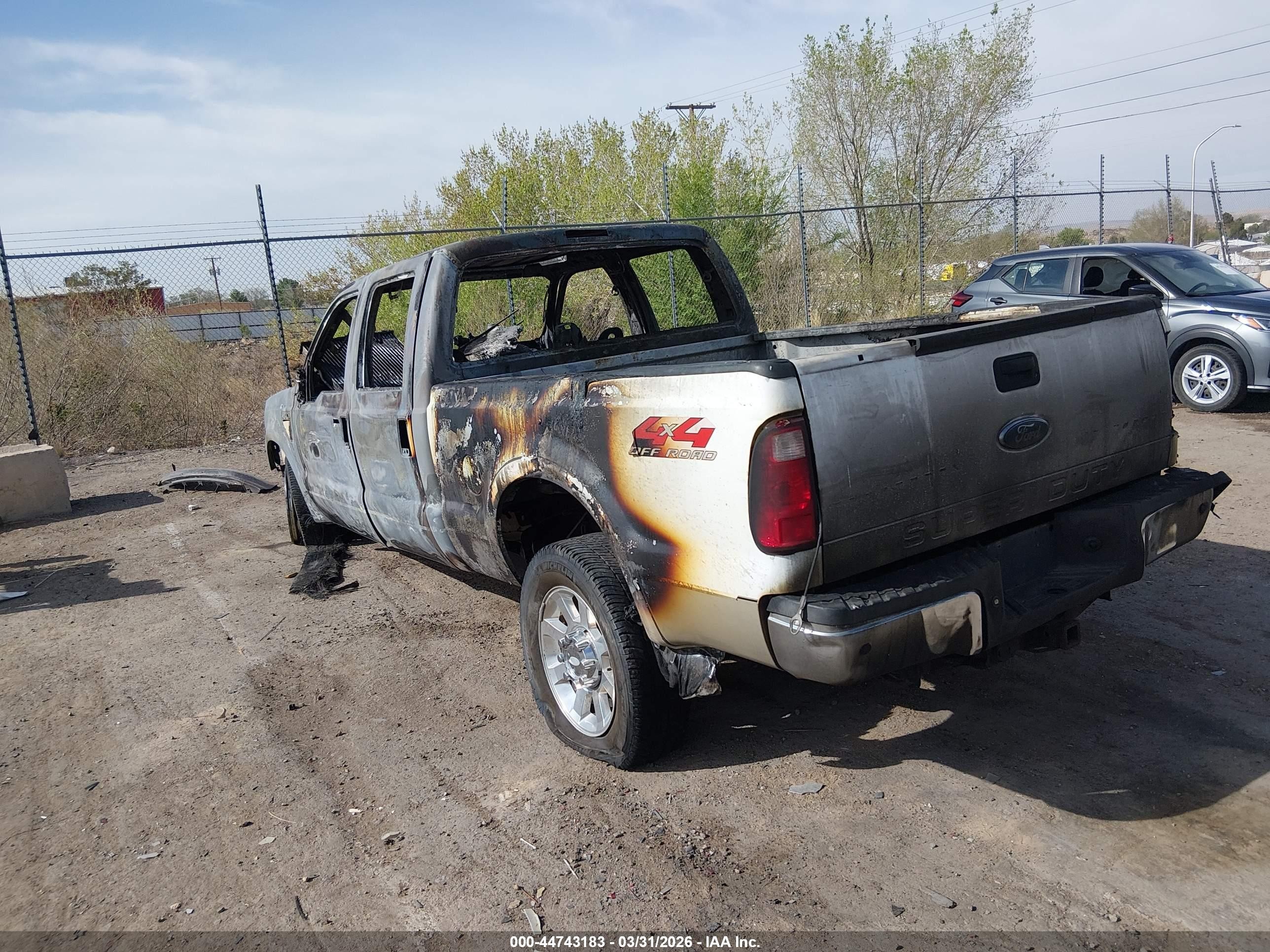 2008 Ford F-250   Gray vin: 1FTSW21R08EB54853