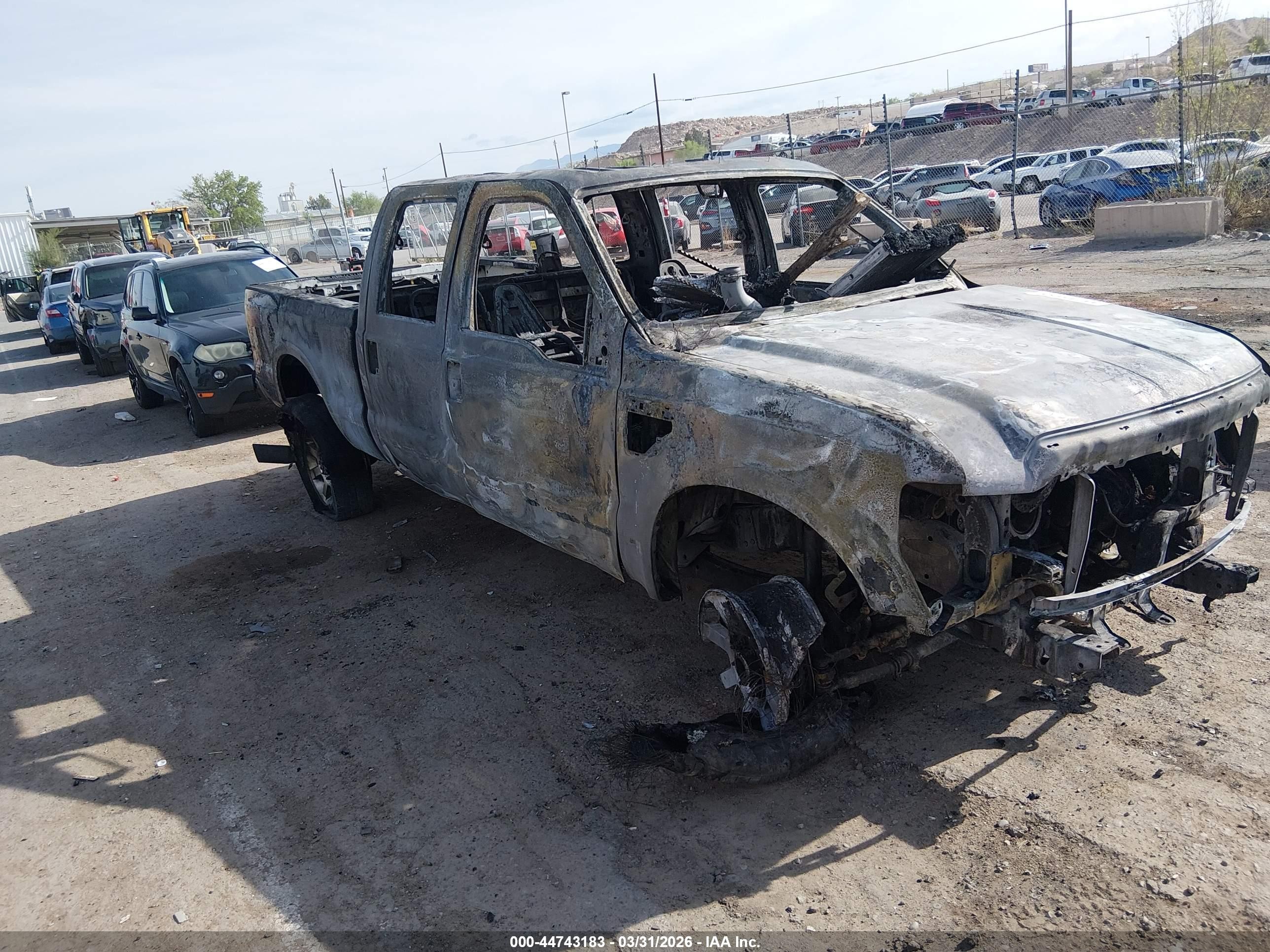 2008 Ford F-250   Gray vin: 1FTSW21R08EB54853