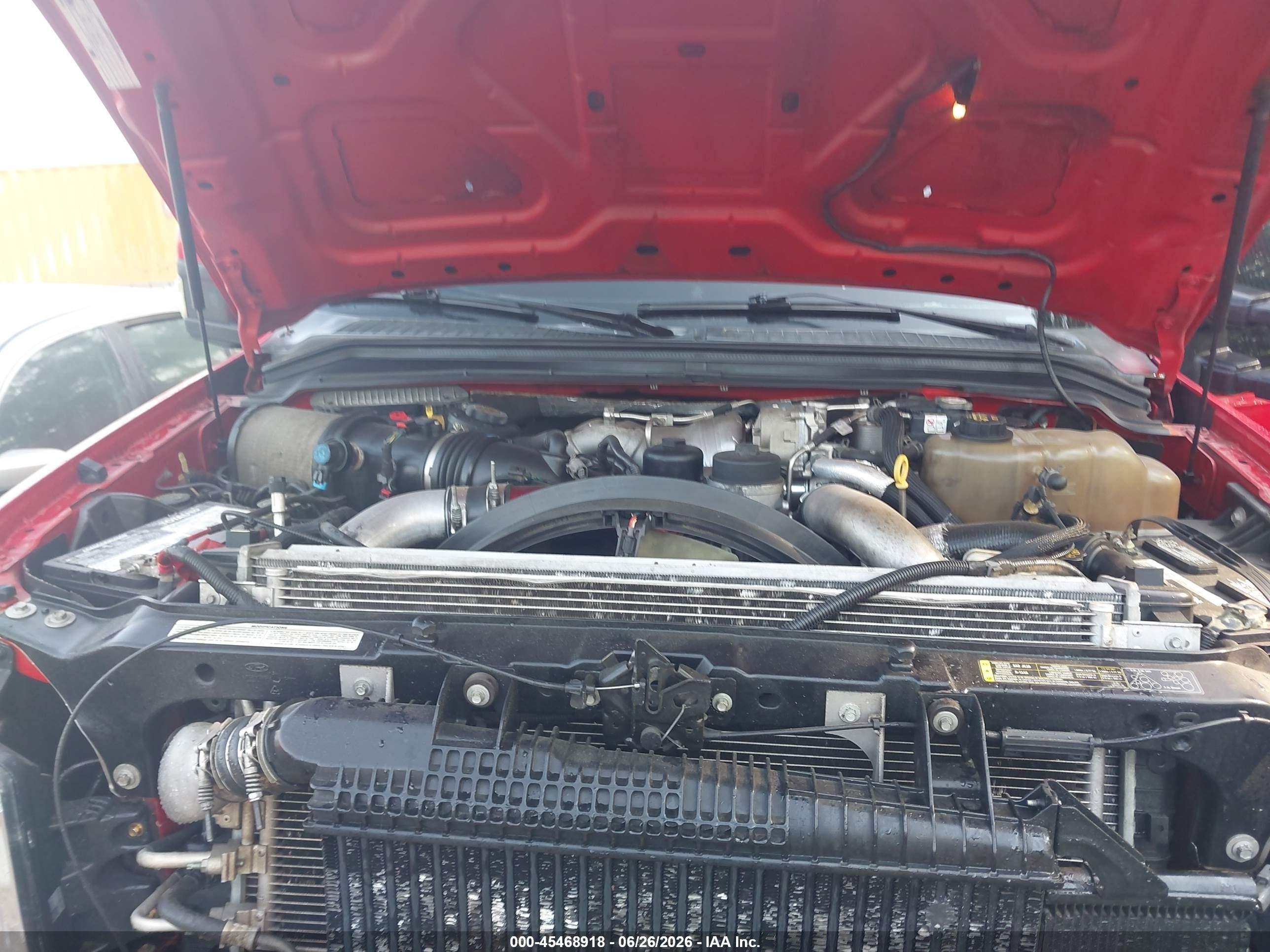 2008 Ford Super Duty F-250 Srw Fx4 Red vin: 1FTSW21R08EB98559