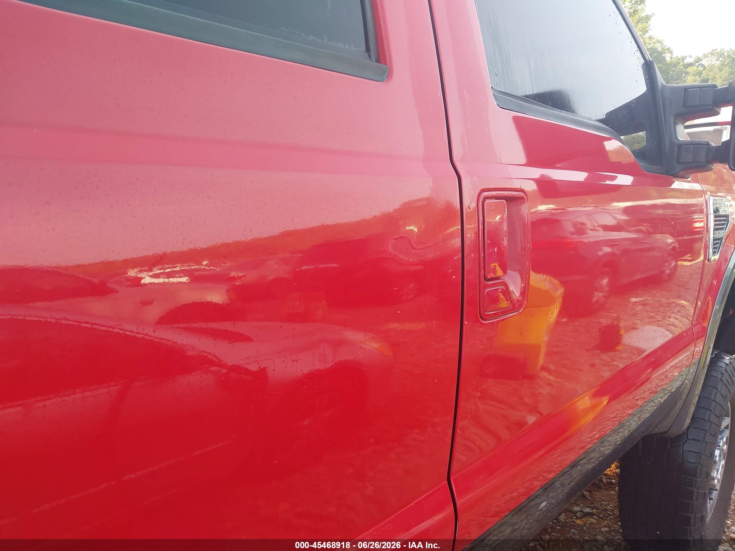 2008 Ford Super Duty F-250 Srw Fx4 Red vin: 1FTSW21R08EB98559