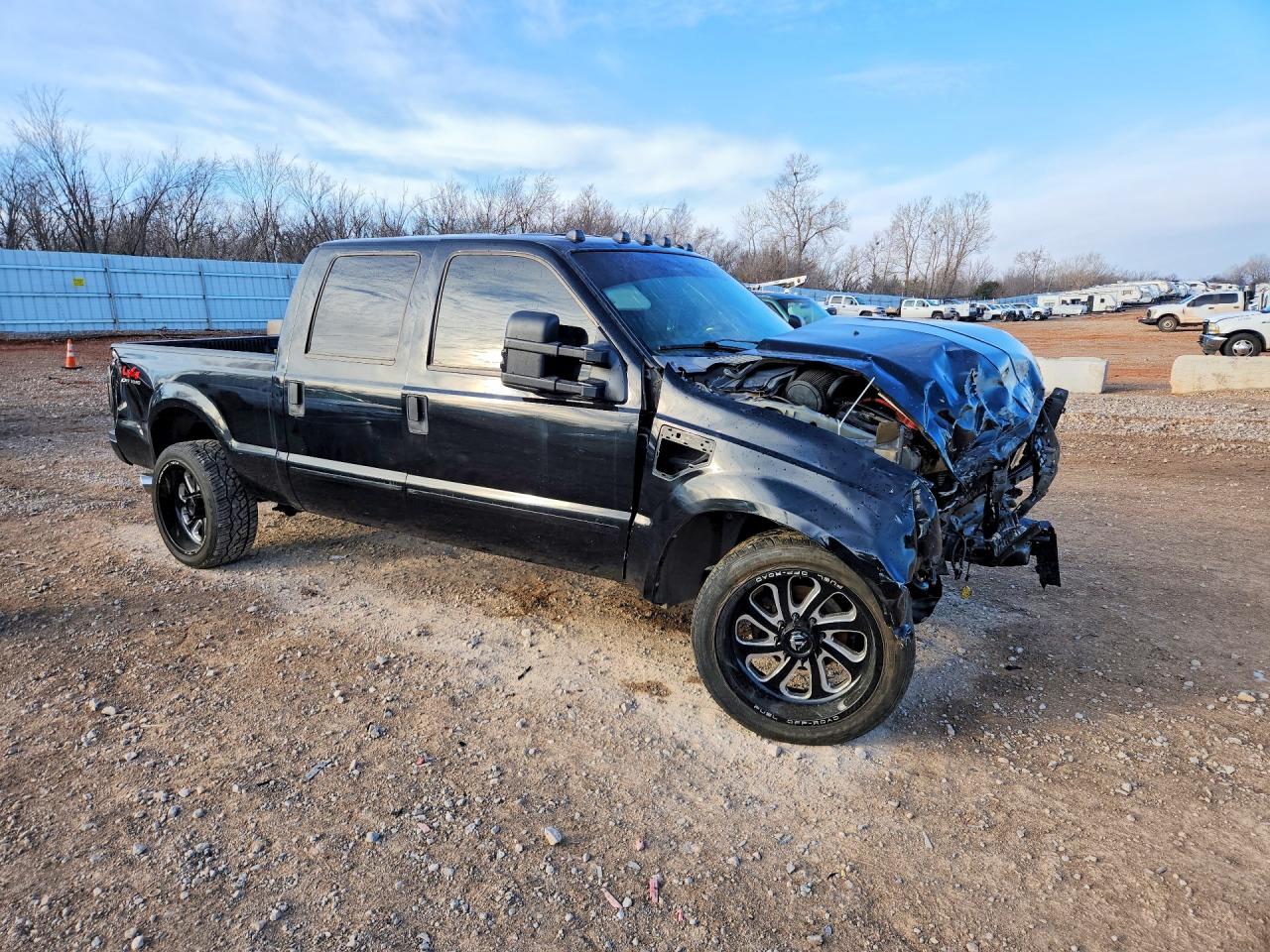 2008 Ford F250 Super Duty Black vin: 1FTSW21R08EC24674