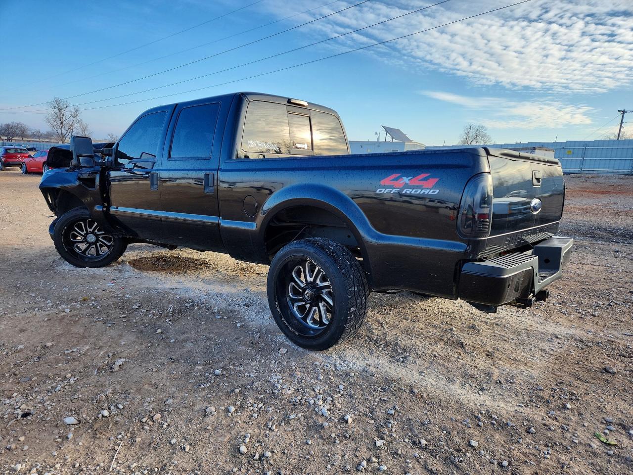 2008 Ford F250 Super Duty Black vin: 1FTSW21R08EC24674