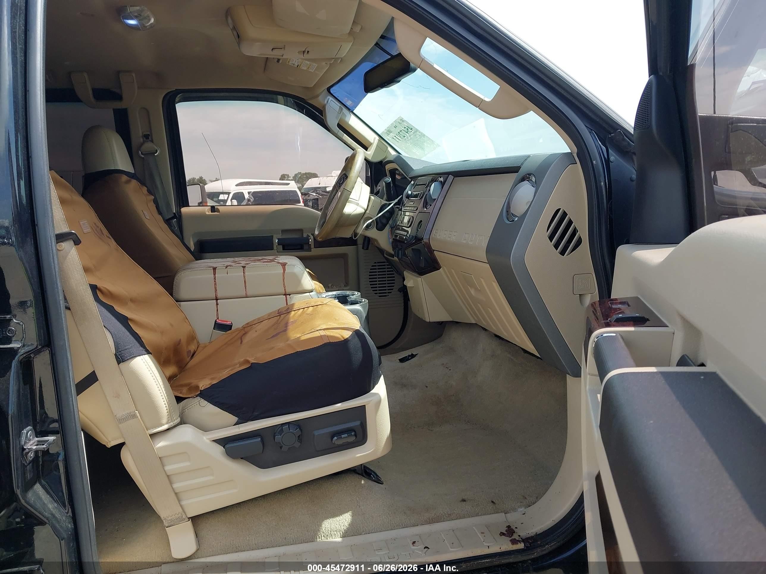 2008 Ford Super Duty F-250 Srw Fx4/harley-davidson/king Ranch/lariat/xl/xlt Black vin: 1FTSW21R08EC26523