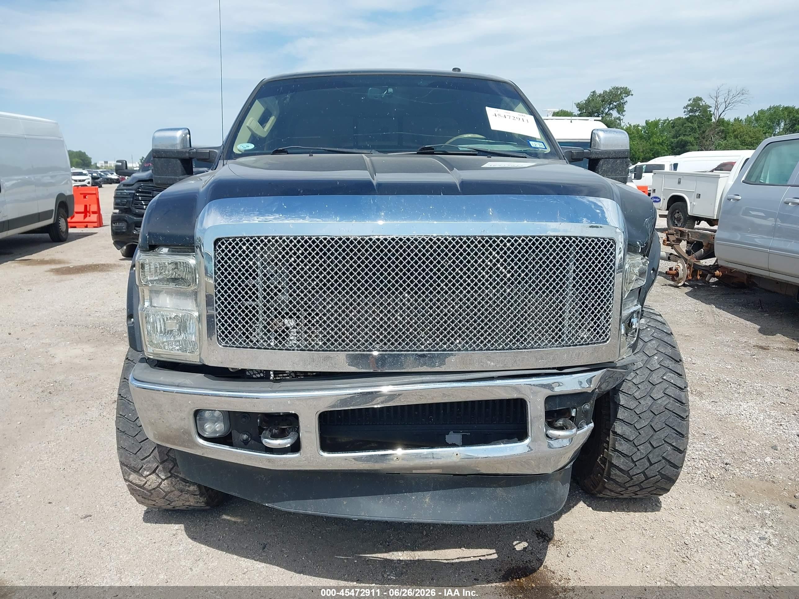 2008 Ford Super Duty F-250 Srw Fx4/harley-davidson/king Ranch/lariat/xl/xlt Black vin: 1FTSW21R08EC26523