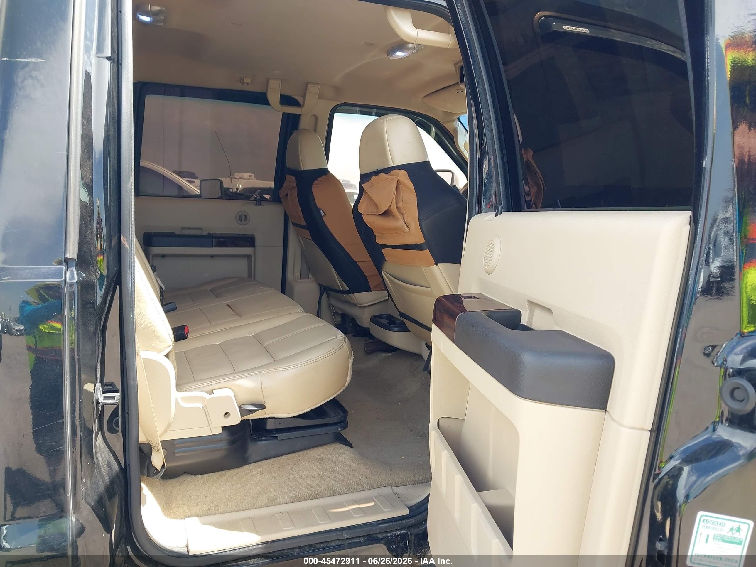 2008 Ford Super Duty F-250 Srw Fx4/harley-davidson/king Ranch/lariat/xl/xlt Black vin: 1FTSW21R08EC26523