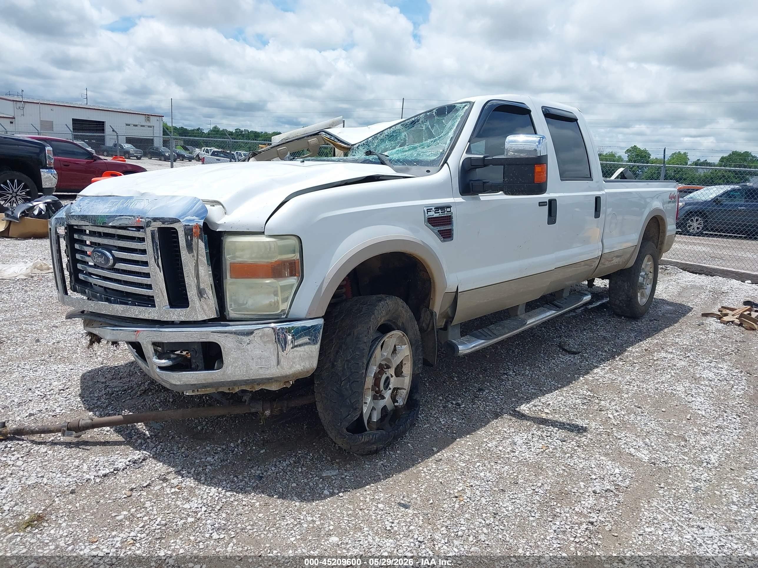 2008 Ford F-250 Fx4/harley-davidson/king Ranch/lariat/xl/xlt White vin: 1FTSW21R08ED11796