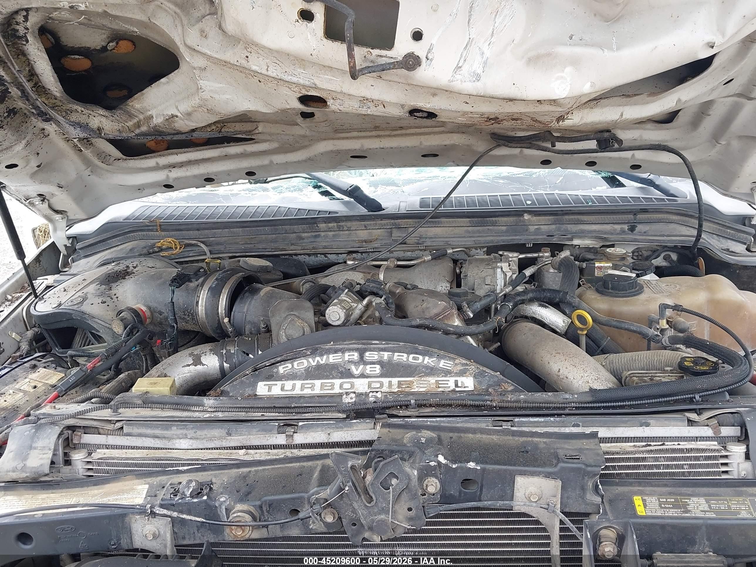 2008 Ford F-250 Fx4/harley-davidson/king Ranch/lariat/xl/xlt White vin: 1FTSW21R08ED11796