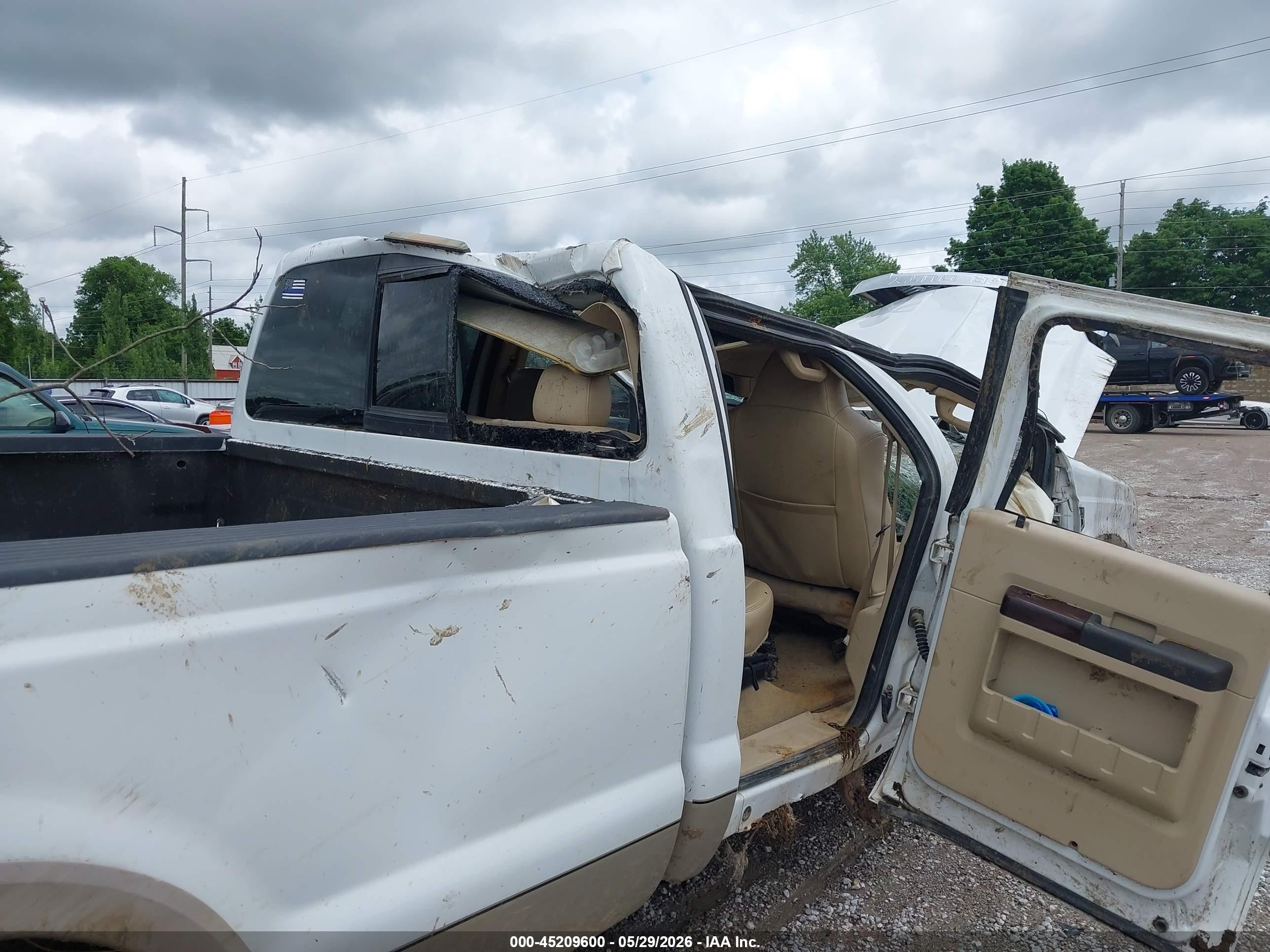 2008 Ford F-250 Fx4/harley-davidson/king Ranch/lariat/xl/xlt White vin: 1FTSW21R08ED11796