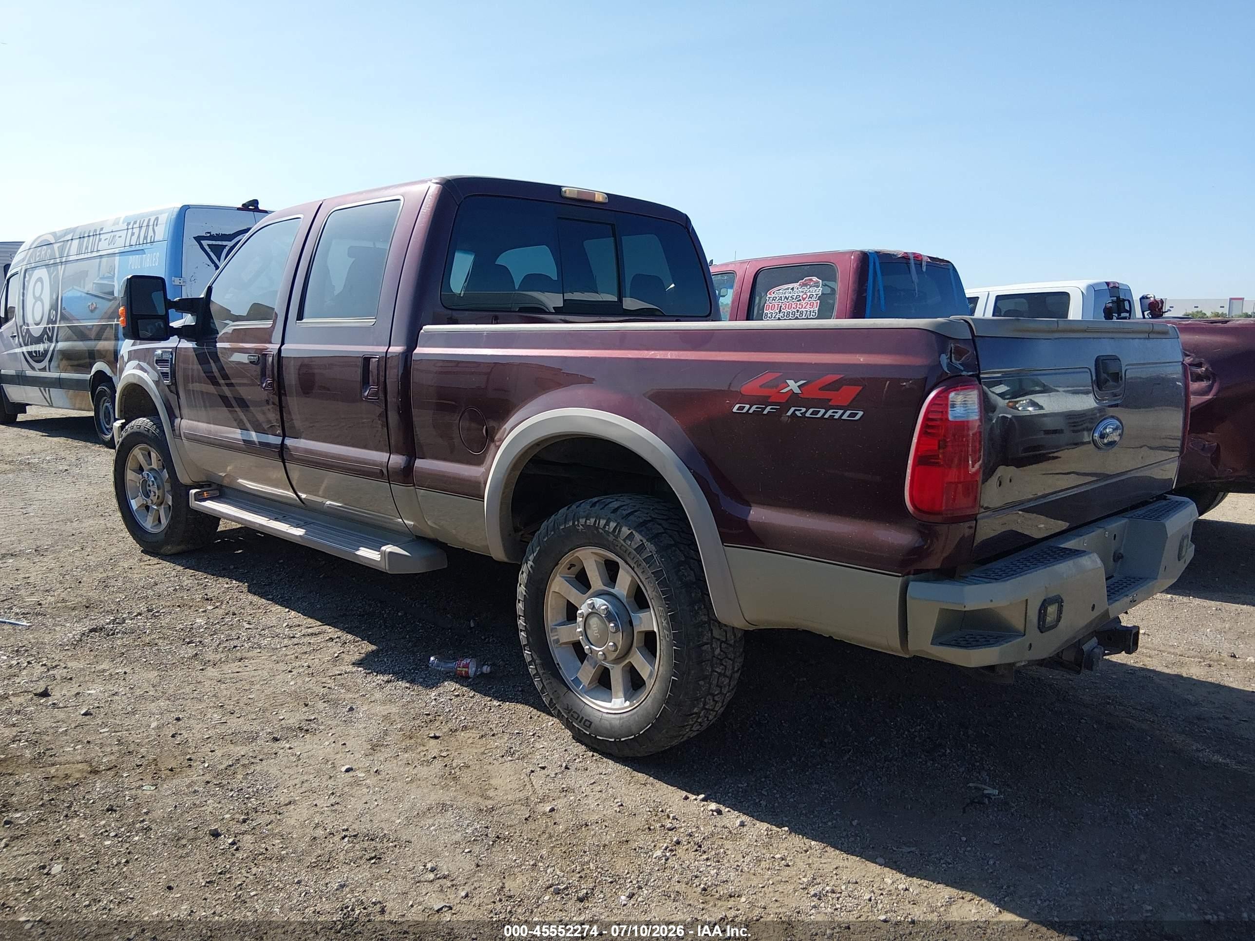 2009 Ford Super Duty F-250 Srw Cabelas/fx4/harley-davidson/king Ranch/lariat/xl/xlt Burgundy vin: 1FTSW21R09EA26758