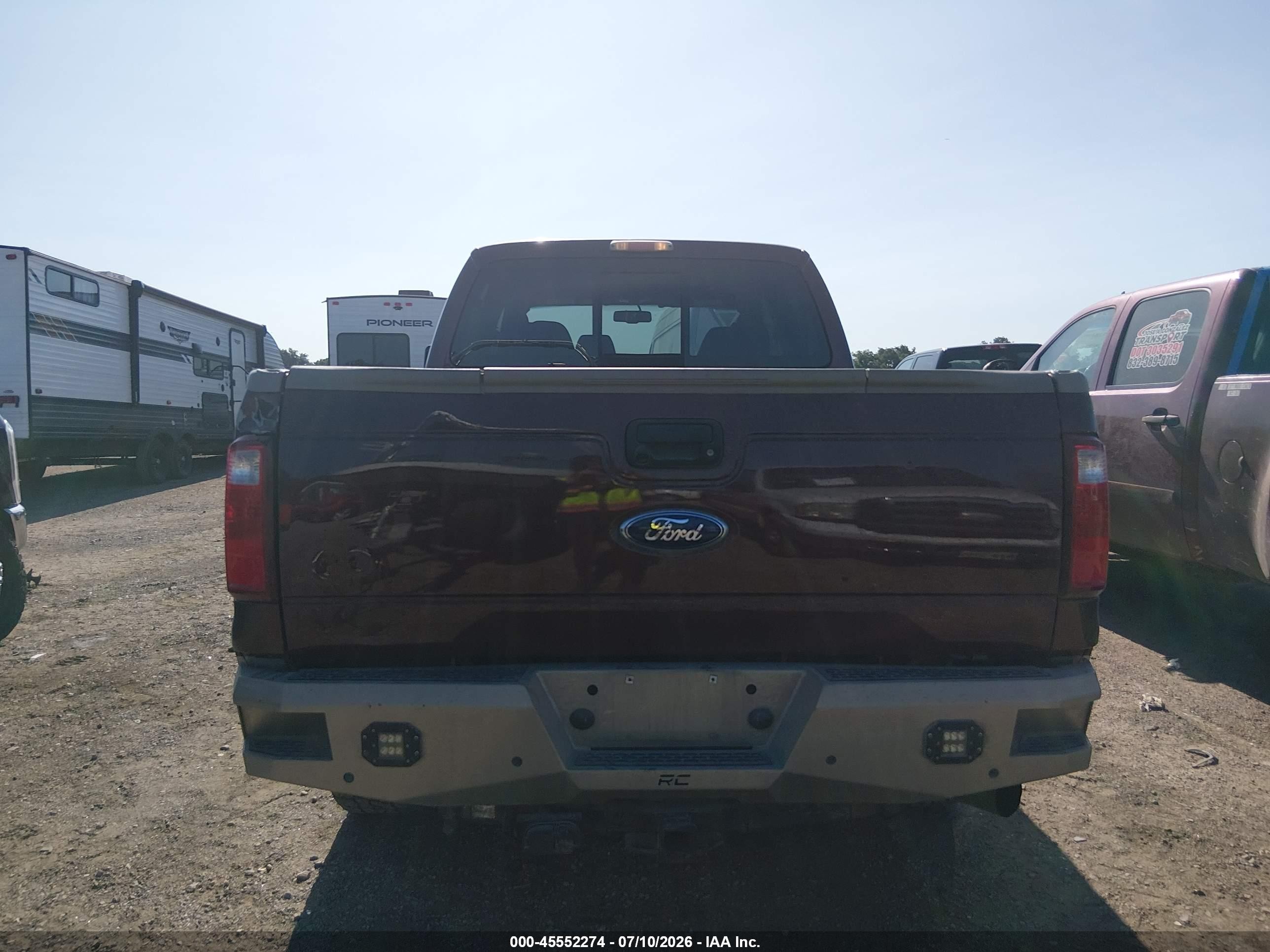 2009 Ford Super Duty F-250 Srw Cabelas/fx4/harley-davidson/king Ranch/lariat/xl/xlt Burgundy vin: 1FTSW21R09EA26758