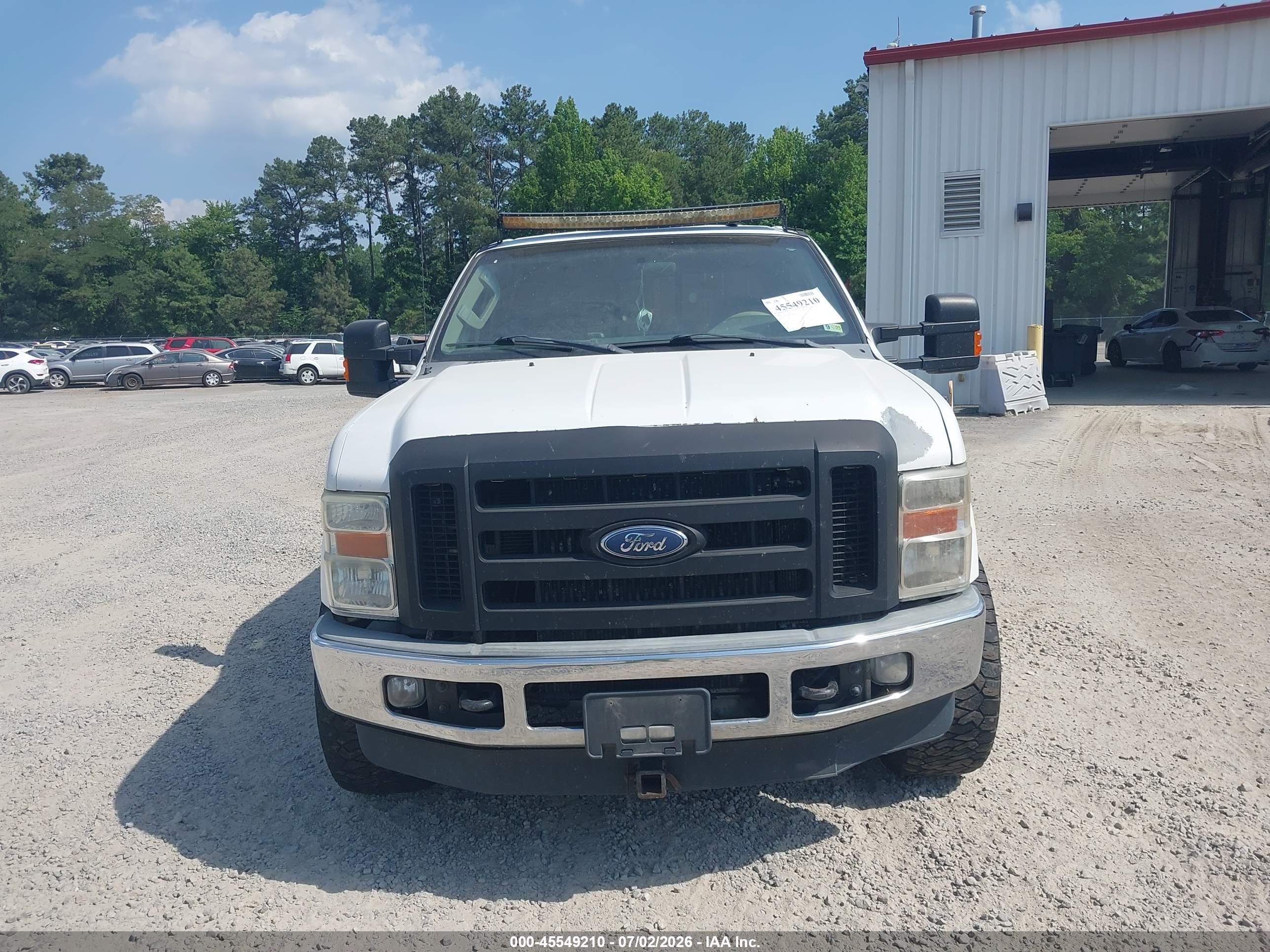 2008 Ford Super Duty F-250 Srw Fx4/harley-davidson/king Ranch/lariat/xl/xlt White vin: 1FTSW21R18EA05867