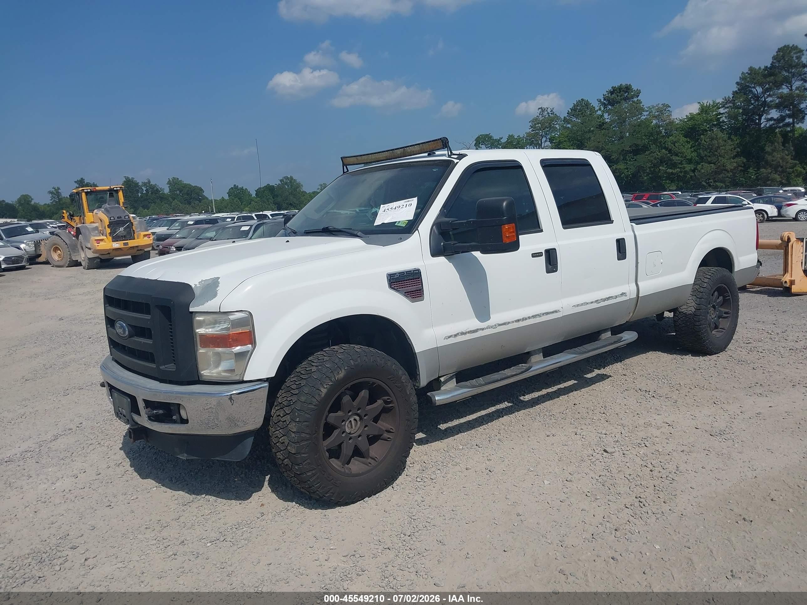 2008 Ford Super Duty F-250 Srw Fx4/harley-davidson/king Ranch/lariat/xl/xlt White vin: 1FTSW21R18EA05867
