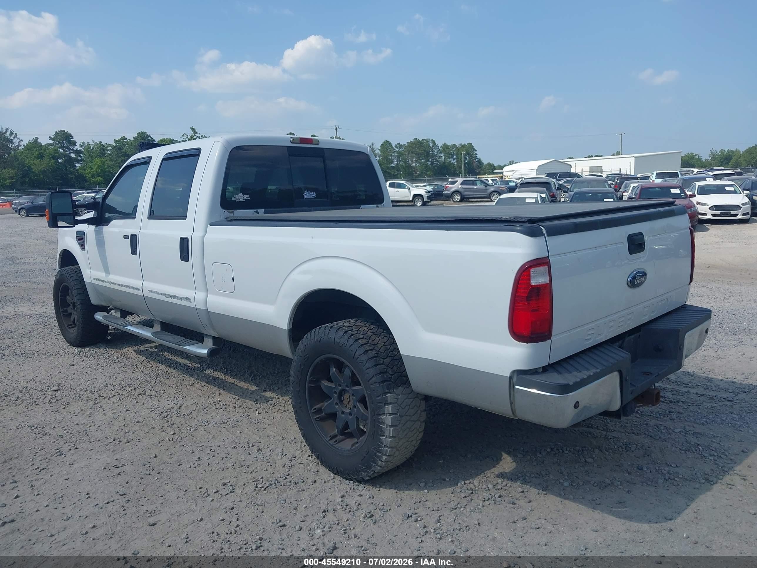 2008 Ford Super Duty F-250 Srw Fx4/harley-davidson/king Ranch/lariat/xl/xlt White vin: 1FTSW21R18EA05867