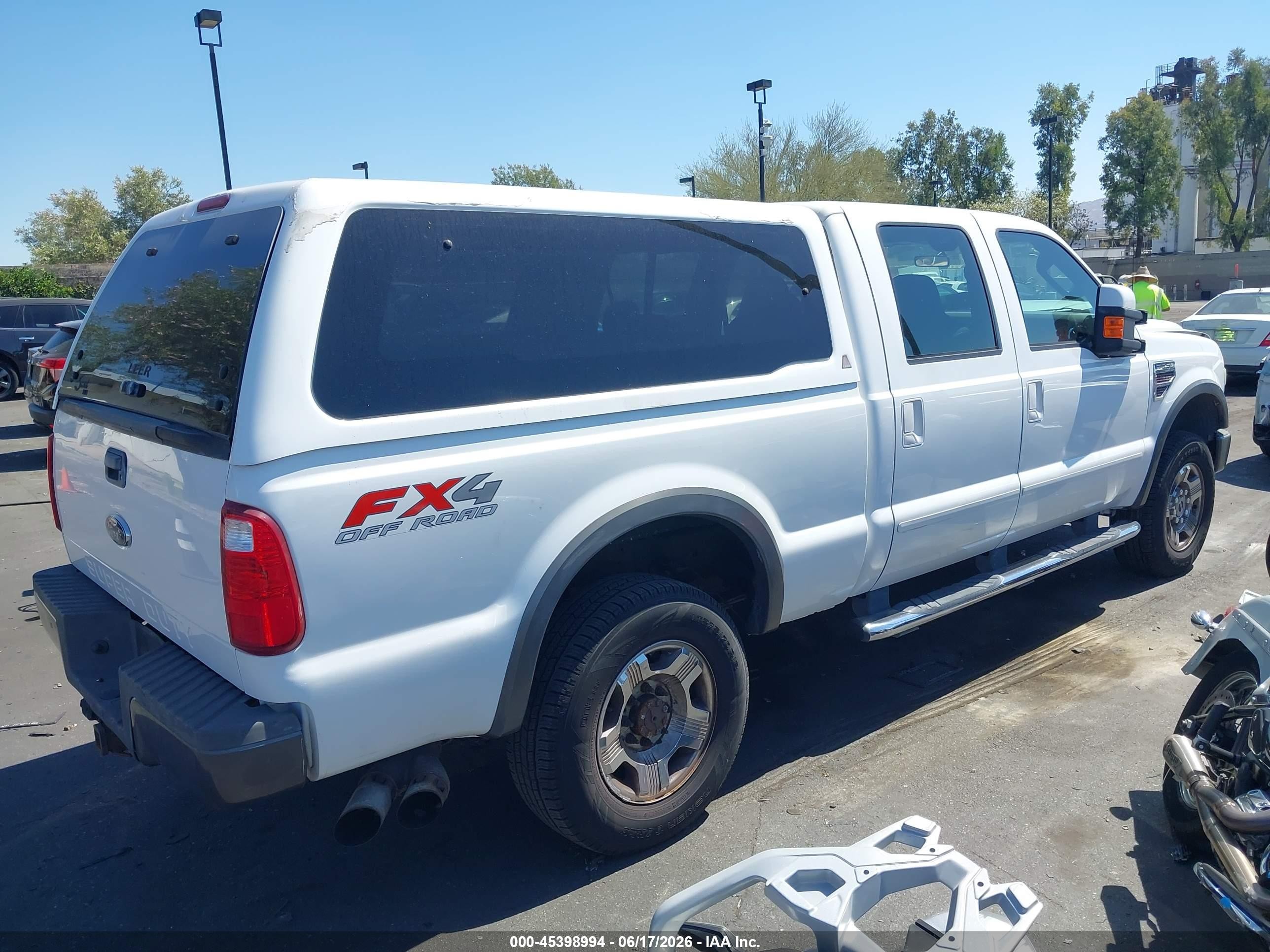2008 Ford F-250 Fx4/harley-davidson/king Ranch/lariat/xl/xlt Белый vin: 1FTSW21R18EA78379