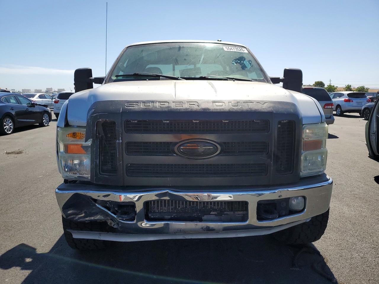 2008 Ford F250 Super Duty Silver vin: 1FTSW21R18EB98330