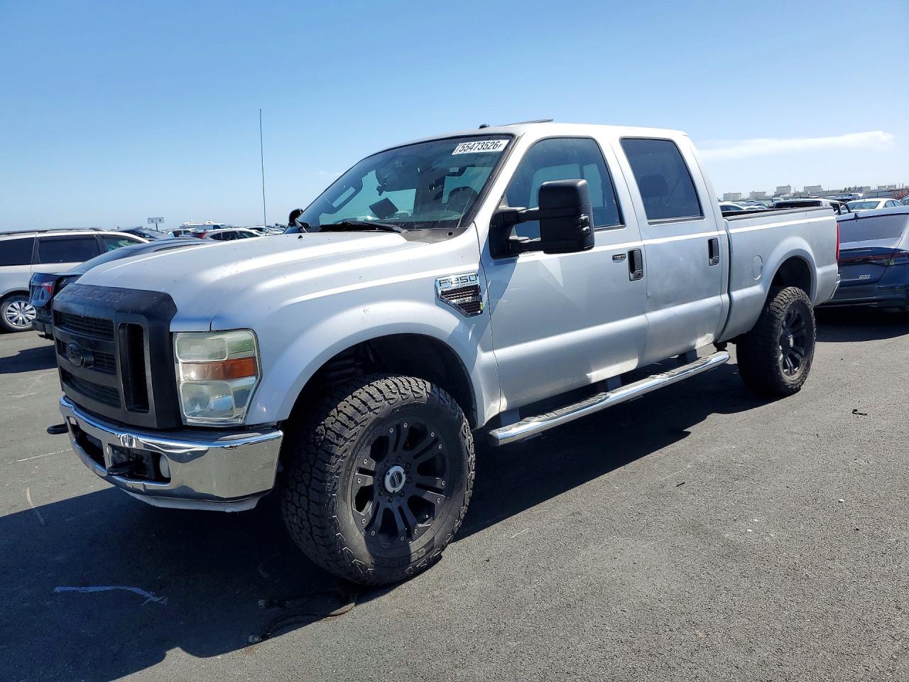 2008 Ford F250 Super Duty Silver vin: 1FTSW21R18EB98330