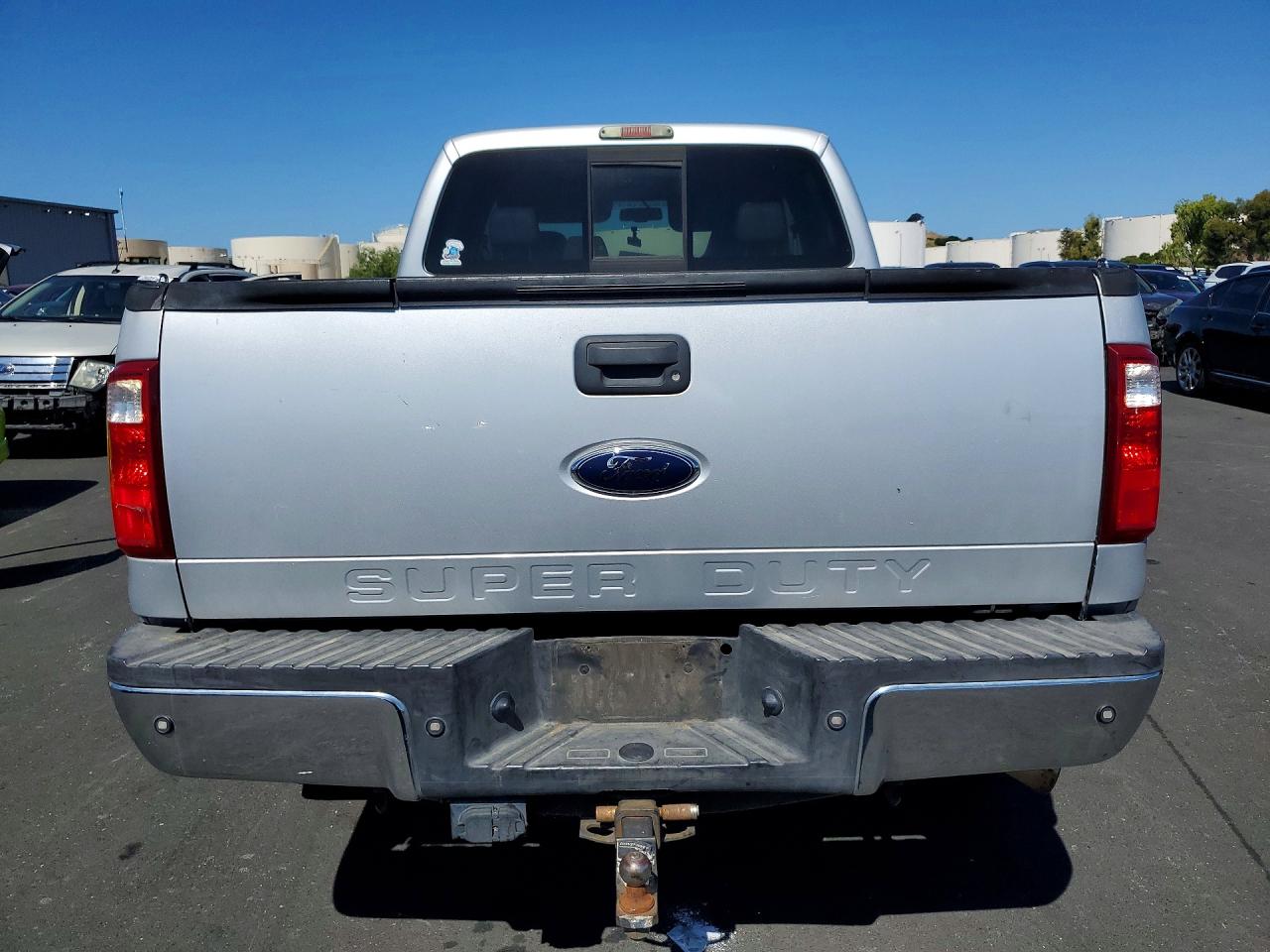 2008 Ford F250 Super Duty Silver vin: 1FTSW21R18EB98330