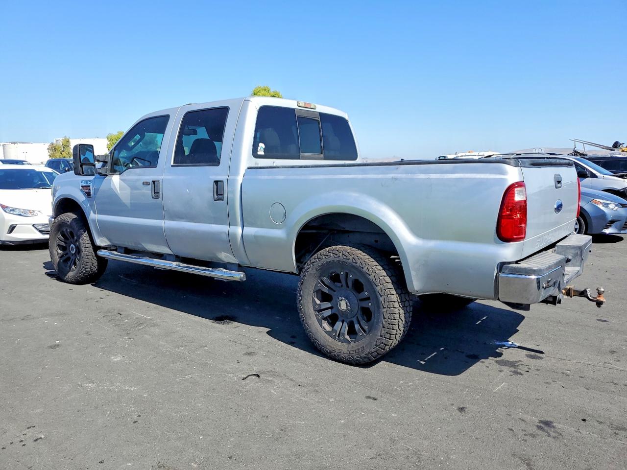 2008 Ford F250 Super Duty Silver vin: 1FTSW21R18EB98330